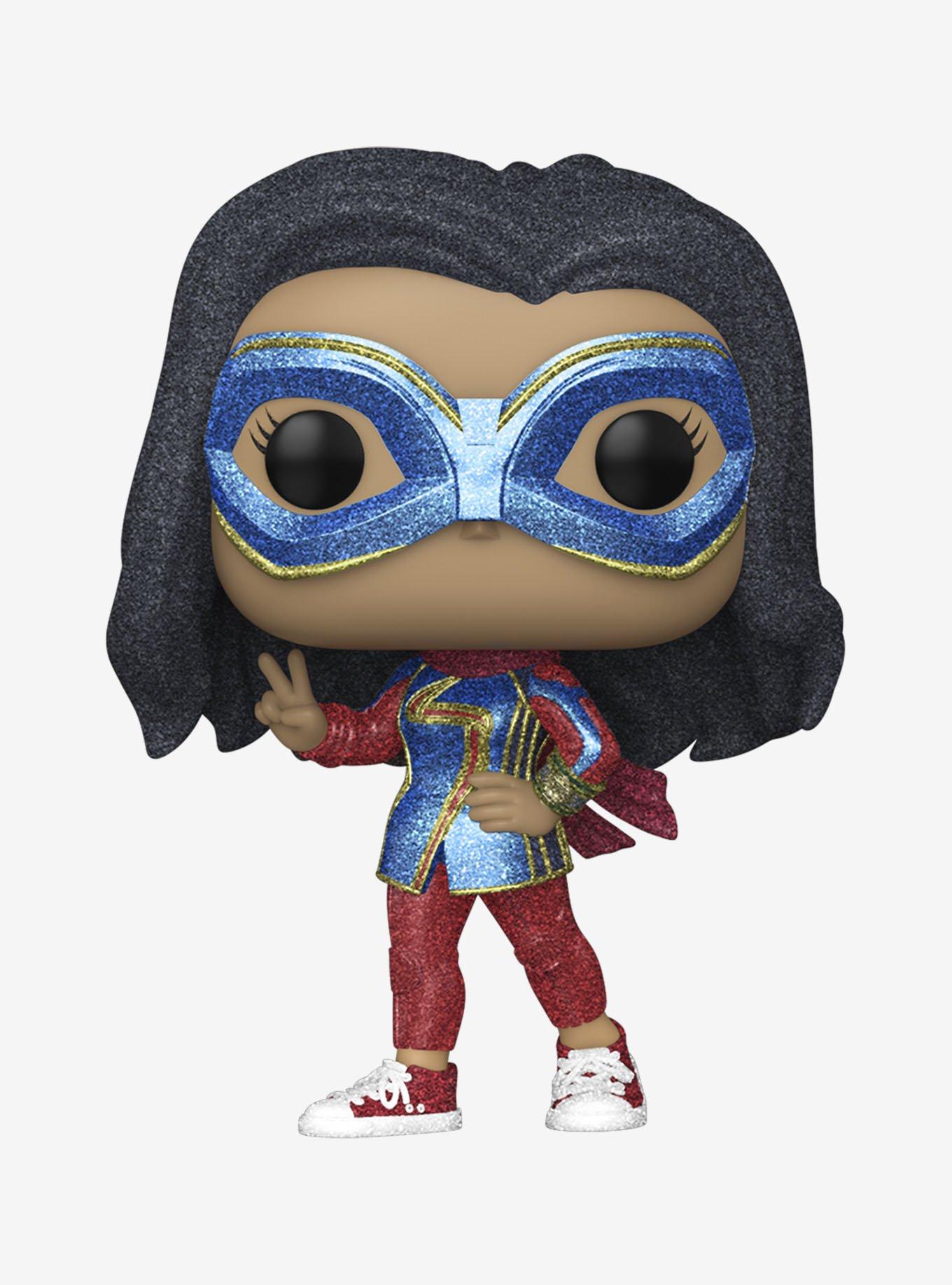 Funko Marvel Ms. Marvel Diamond Collection Pop! Ms. Marvel Vinyl Bobble-Head Hot Topic Exclusive, , alternate