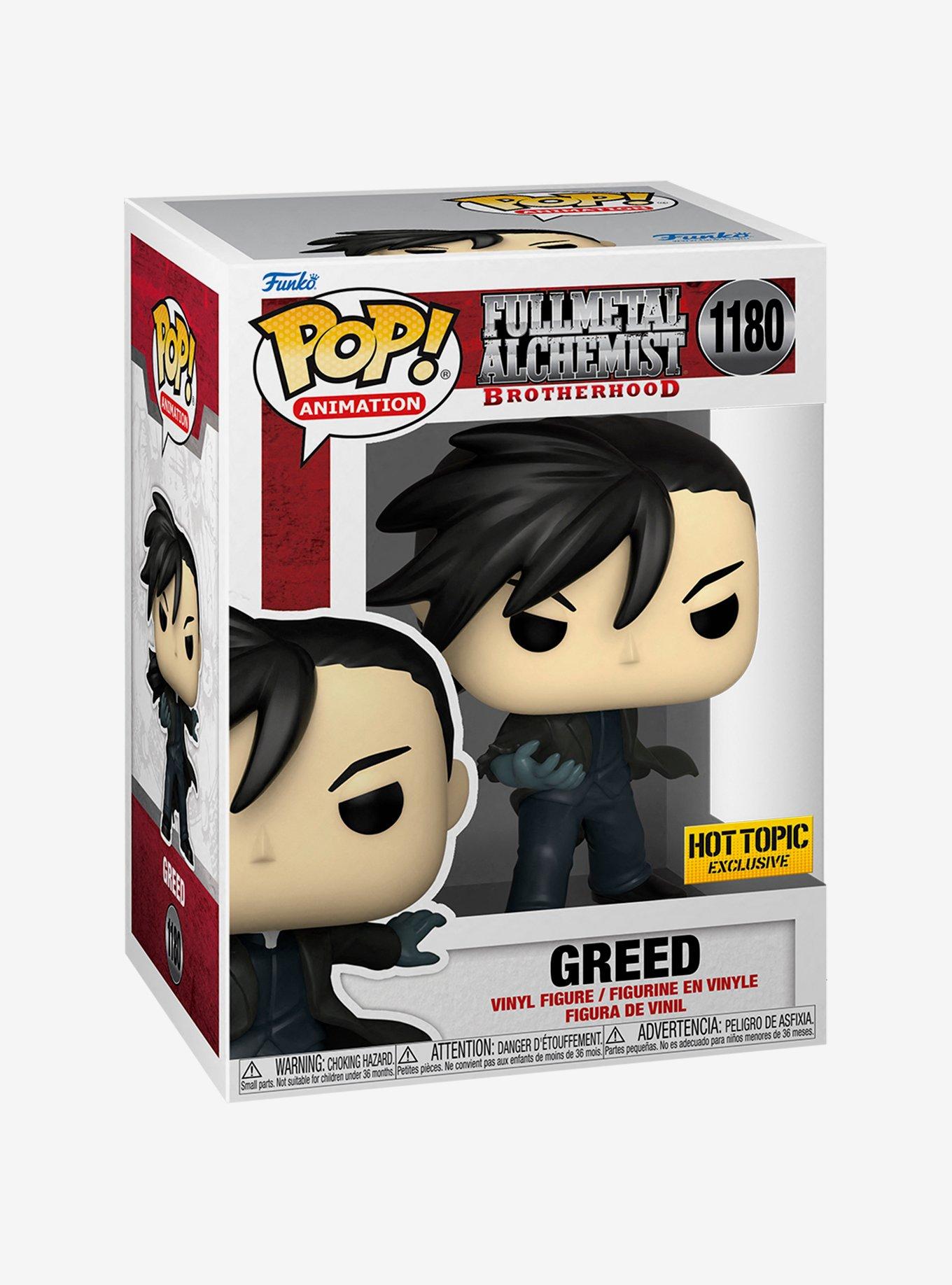 Funko Fullmetal Alchemist: Brotherhood Pop! Animation Greed Vinyl Figure Hot Topic Exclusive, , alternate