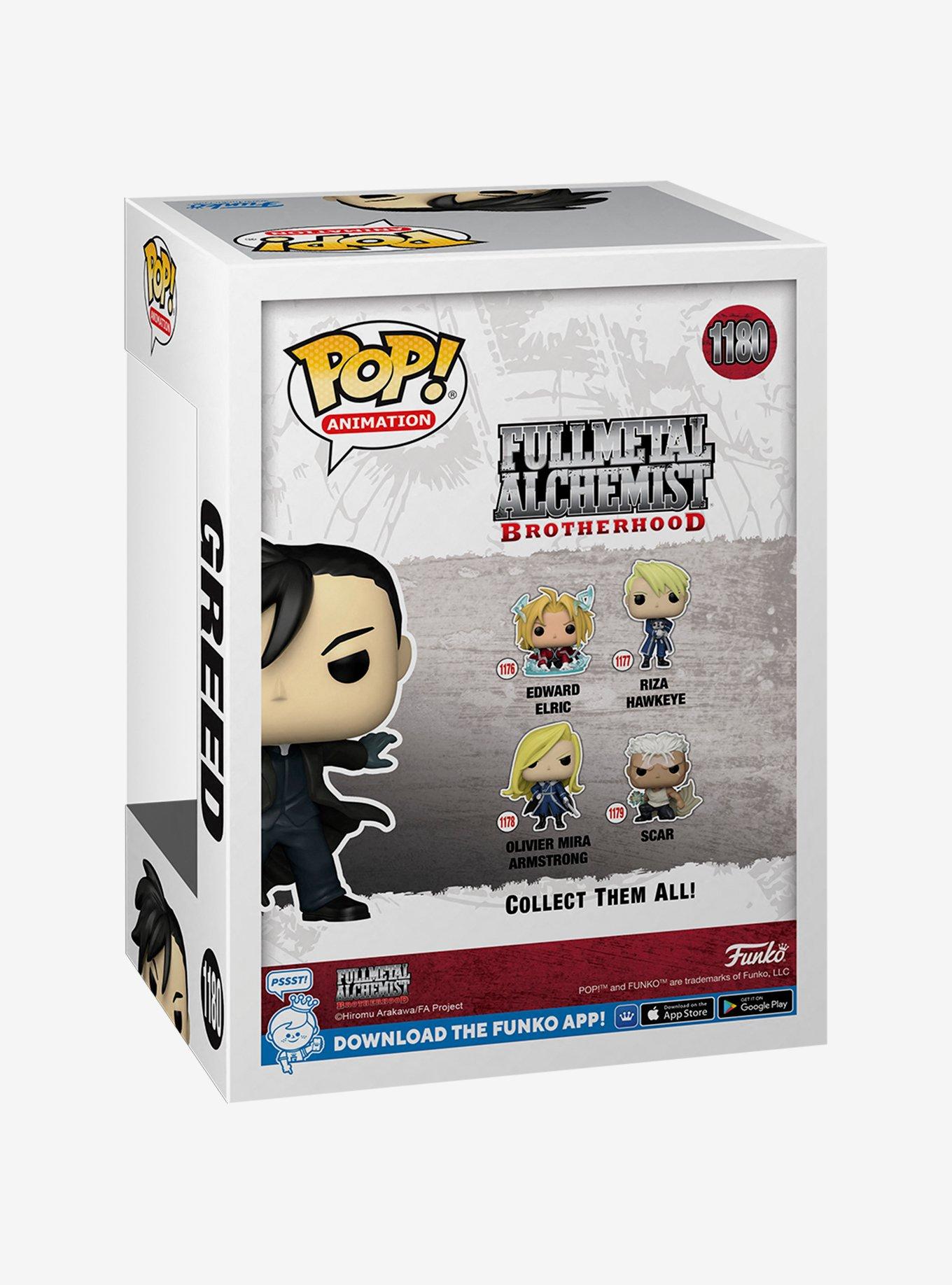 Funko Fullmetal Alchemist: Brotherhood Pop! Animation Greed Vinyl Figure Hot Topic Exclusive, , alternate