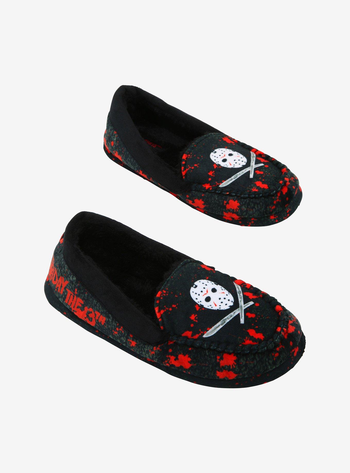 Friday The 13th Jason Splatter Slippers, MULTI, alternate