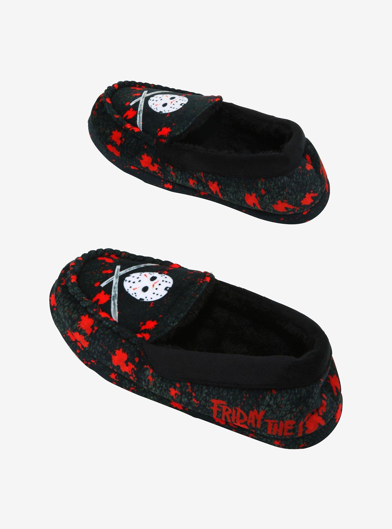 Friday The 13th Jason Splatter Slippers, MULTI, alternate