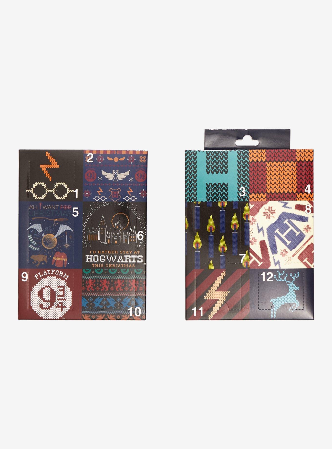 Harry Potter Symbols Advent Calendar Socks Gift Set, , alternate