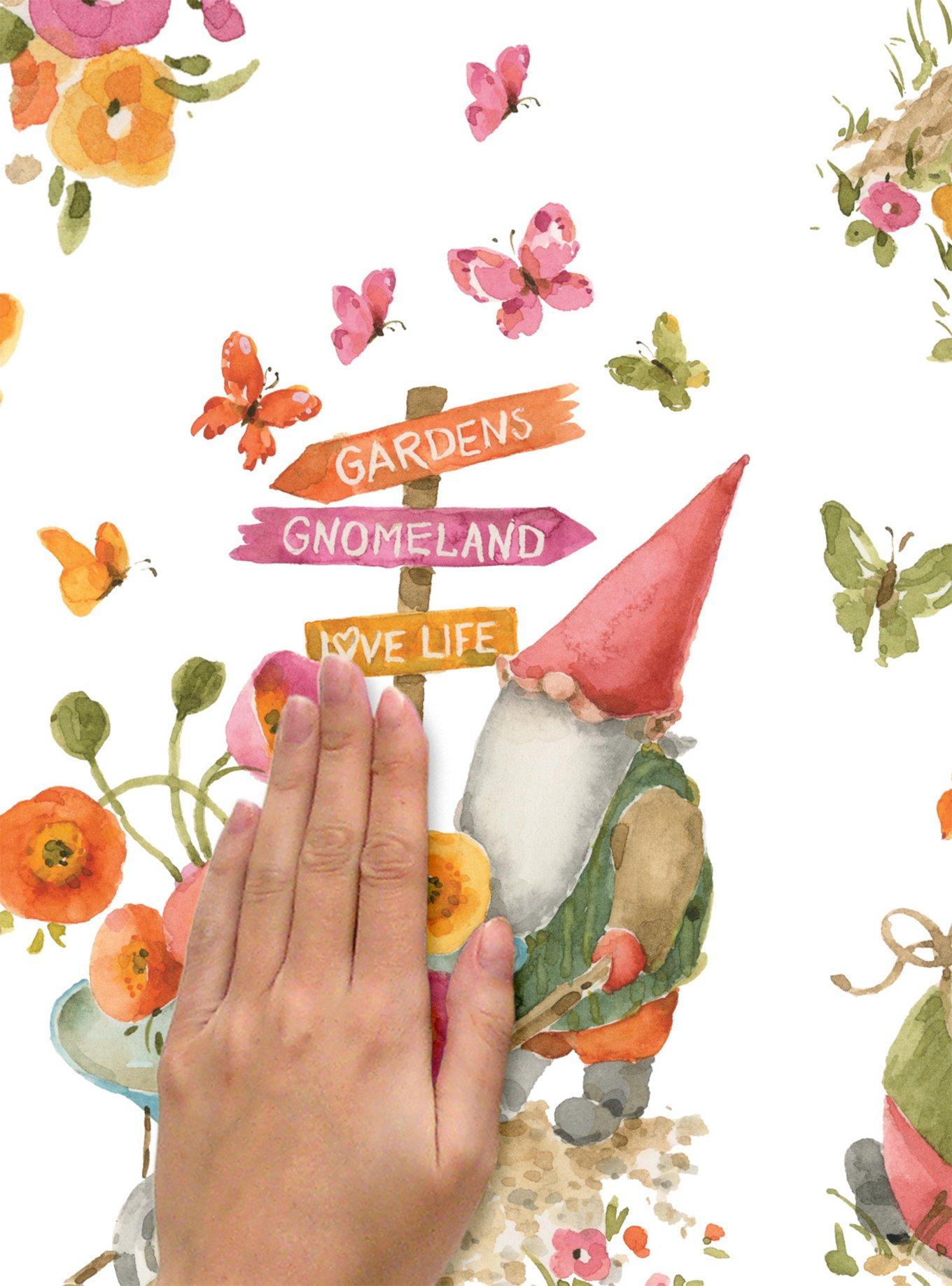 Lisa Audit Garden Gnomes Peel And Stick Wall Decals, , alternate