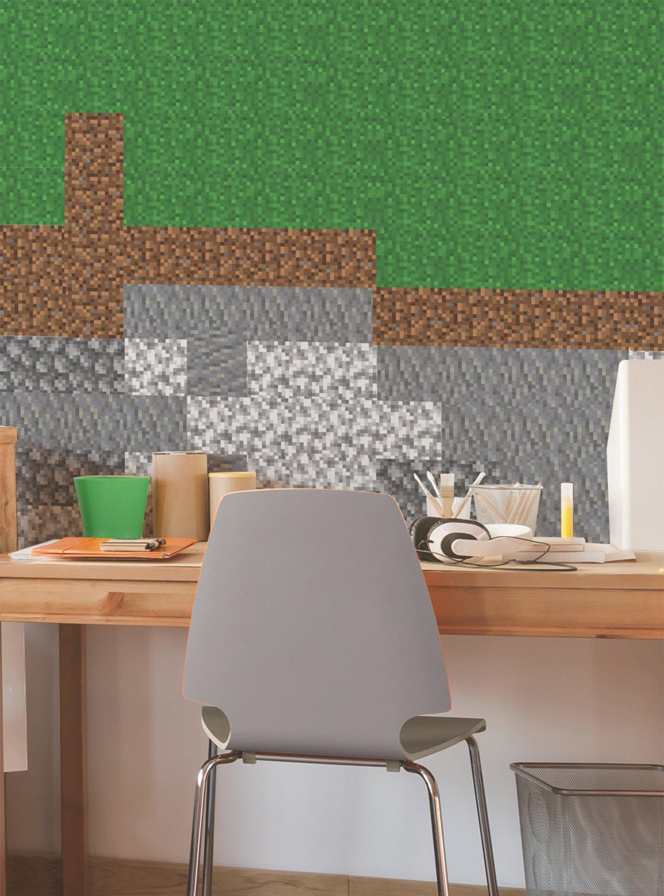 Minecraft Block Strips Peel And Stick Wall Decals, , alternate