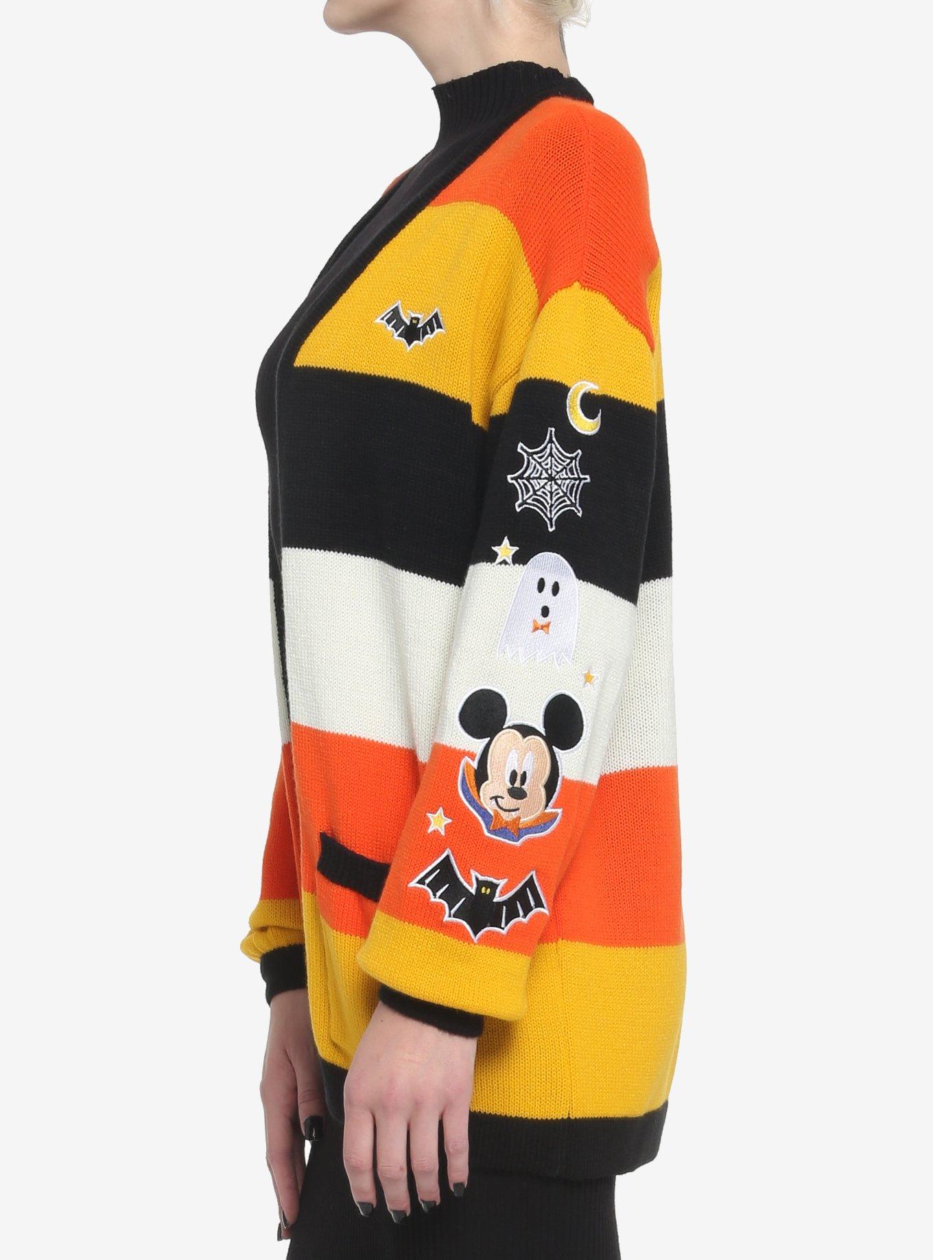 Her Universe Disney Halloween Mickey Mouse Stripe Cardigan Her Universe Exclusive, MULTI, alternate