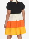 Her Universe Disney Halloween Candy Corn Collared Dress Plus Size, MULTI, alternate