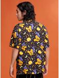 Our Universe Disney Halloween Mickey Mouse Pumpkins Woven Button-Up, MULTI, alternate