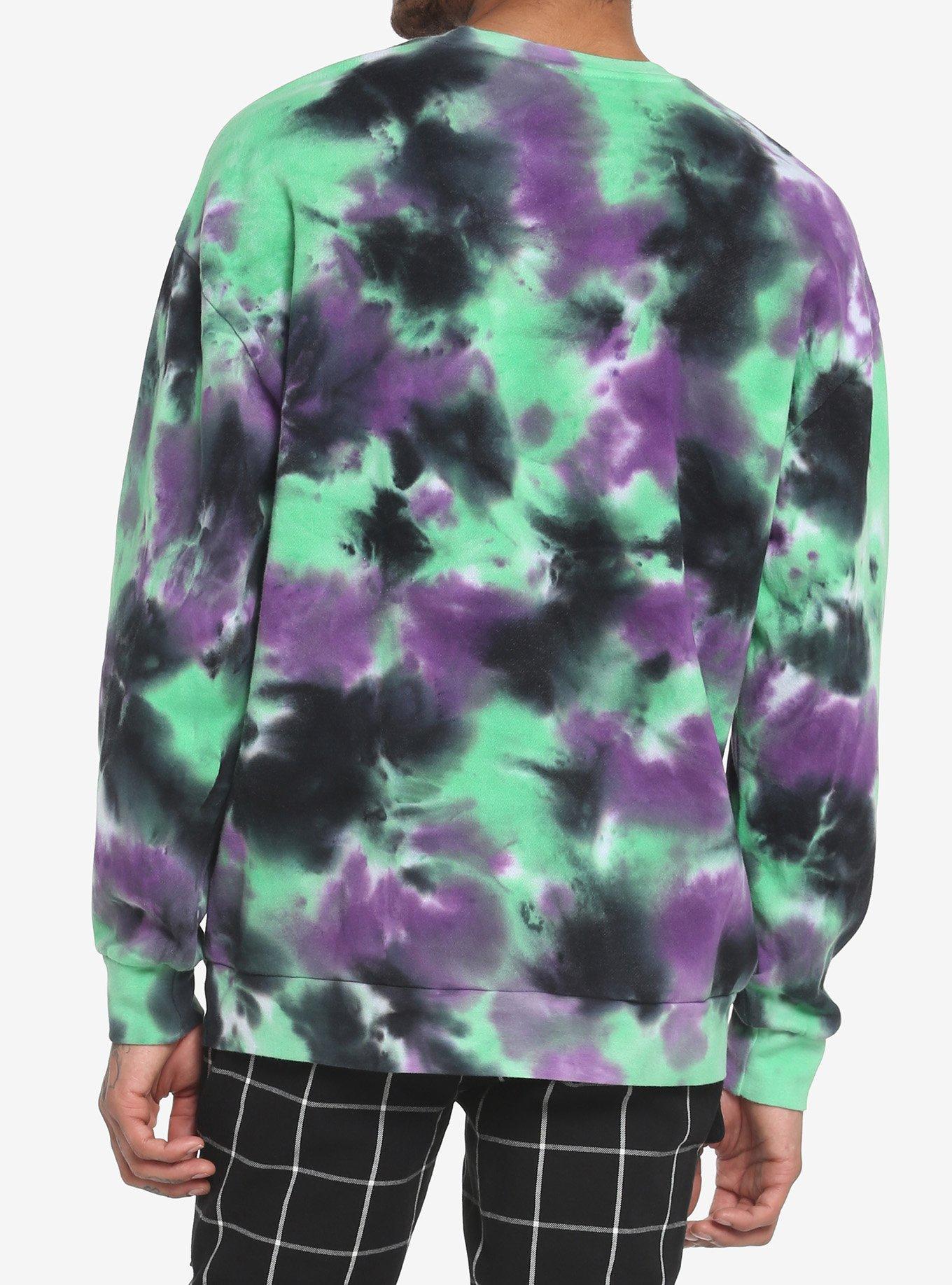 The Nightmare Before Christmas Oogie Boogie Dice Tie-Dye Sweatshirt, TIE DYE, alternate