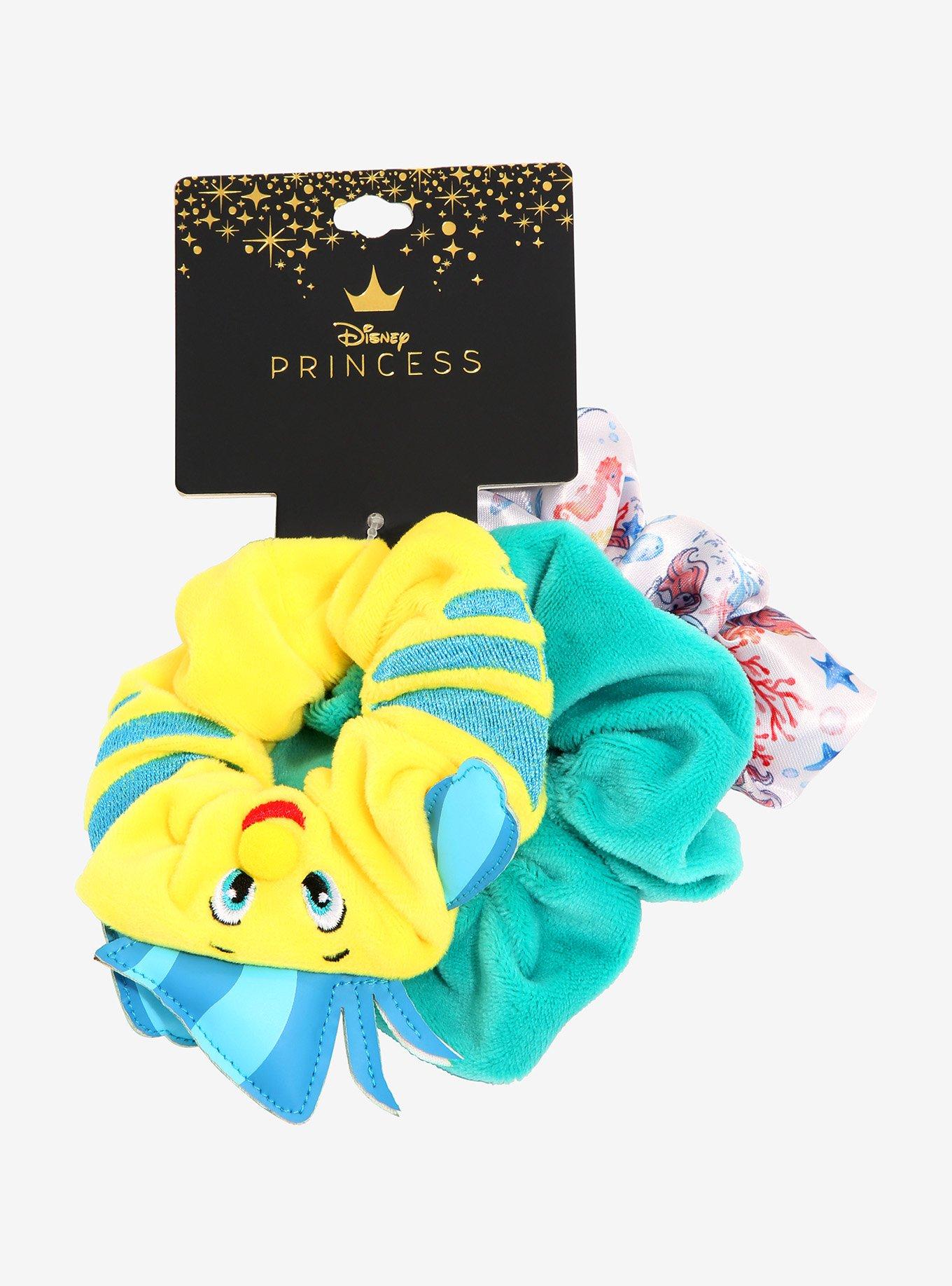 Disney The Little Mermaid Flounder Figural Scrunchie Set, , alternate