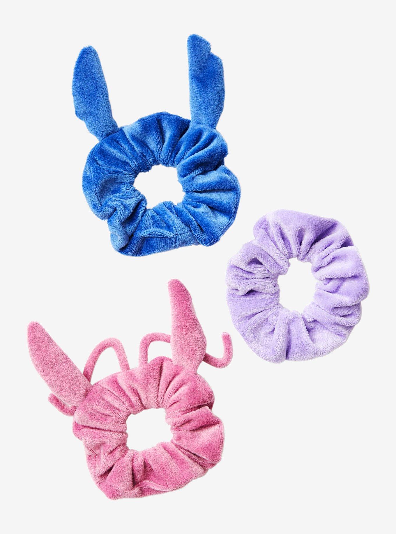 Disney Lilo & Stitch Angel & Stitch Figural Scrunchie Set, , alternate