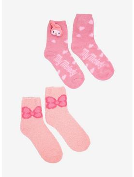 My Melody Plush Fuzzy Socks 2 Pair, , hi-res