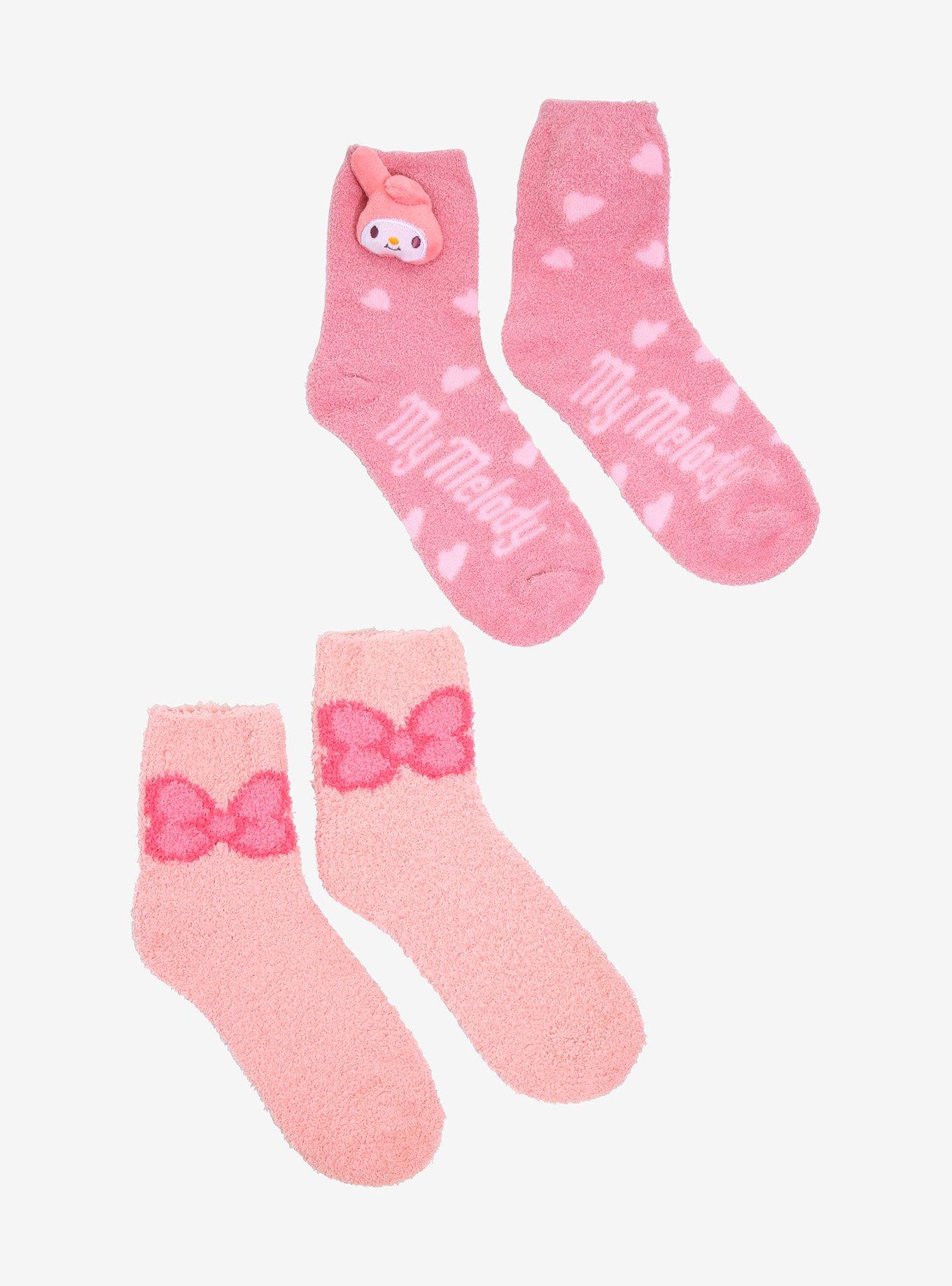My Melody Plush Fuzzy Socks 2 Pair, , alternate