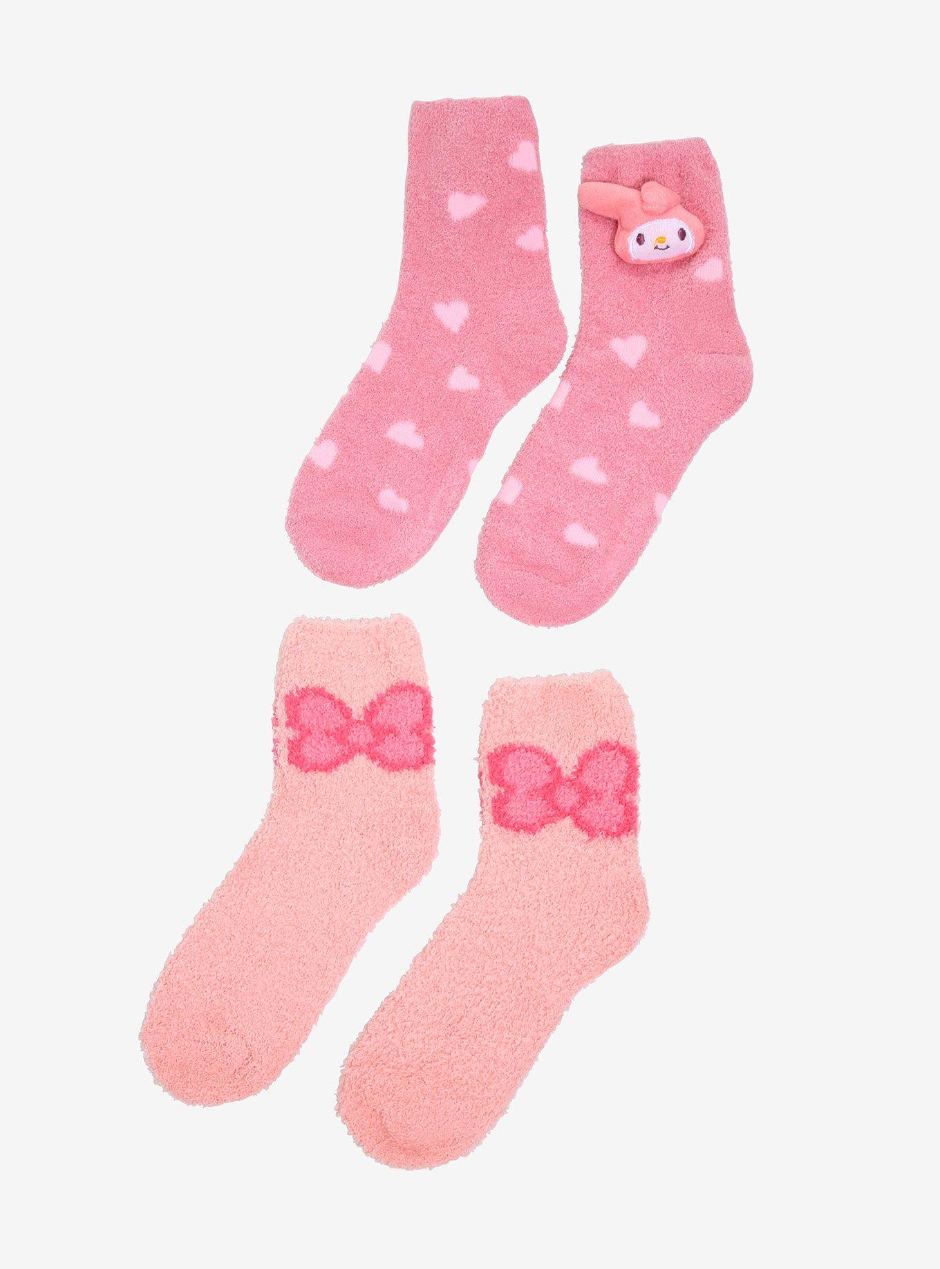 My Melody Plush Fuzzy Socks 2 Pair, , alternate