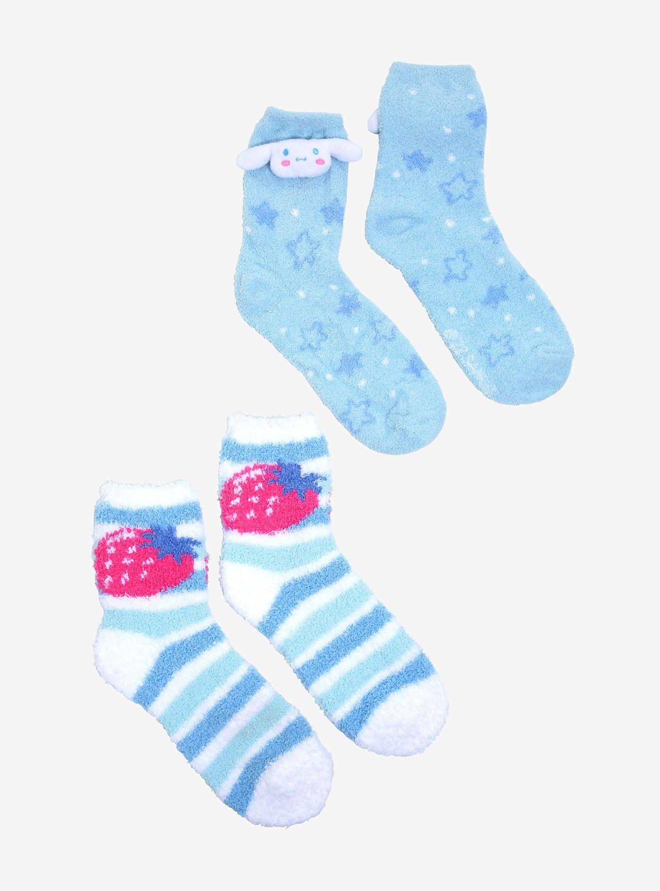 Cinnamoroll Plush Fuzzy Socks 2 Pair, , alternate