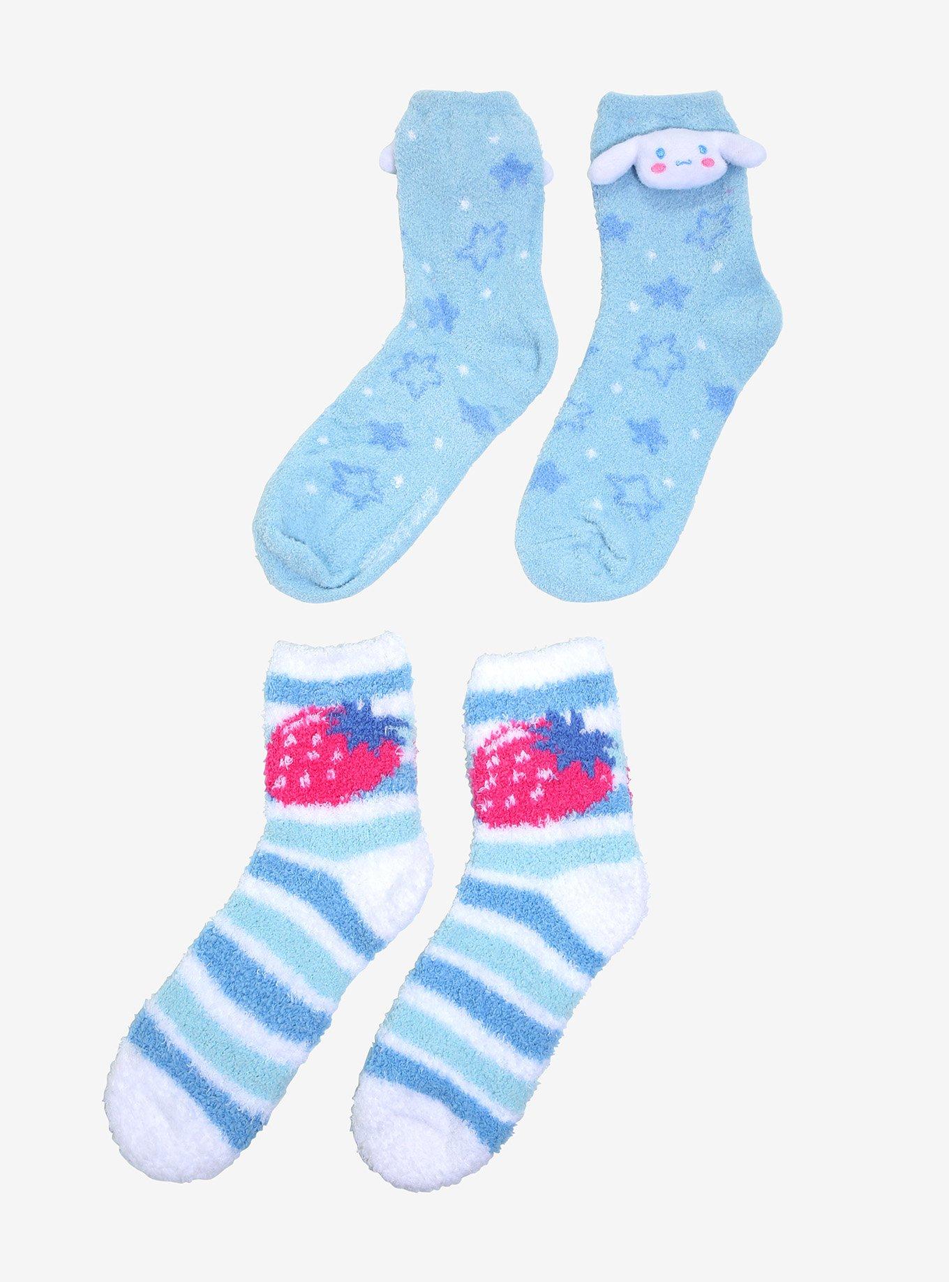 Cinnamoroll Plush Fuzzy Socks 2 Pair, , alternate