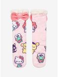 Hello Kitty And Friends Pink Bow Cozy Slipper Socks, , alternate