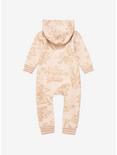 Stranger Things Demogorgon Hooded Long Sleeve Infant One-Piece - BoxLunch Exclusive, TAN/BEIGE, alternate