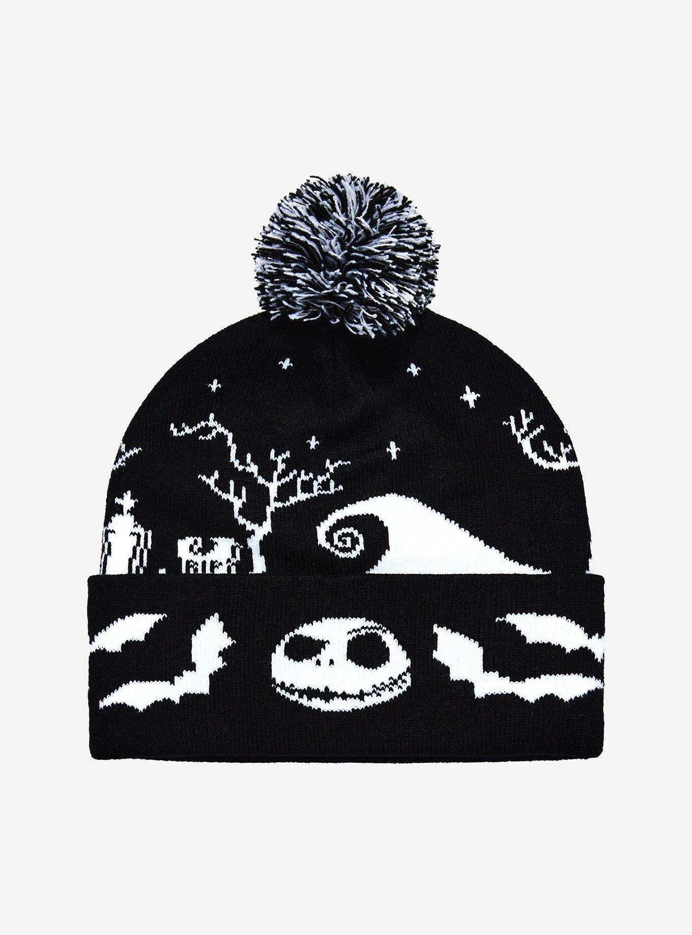 The Nightmare Before Christmas Jack Graveyard Pom Beanie, , alternate