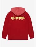 Disney Winnie the Pooh Oh Bother Hoodie - BoxLunch Exclusive, RED, alternate