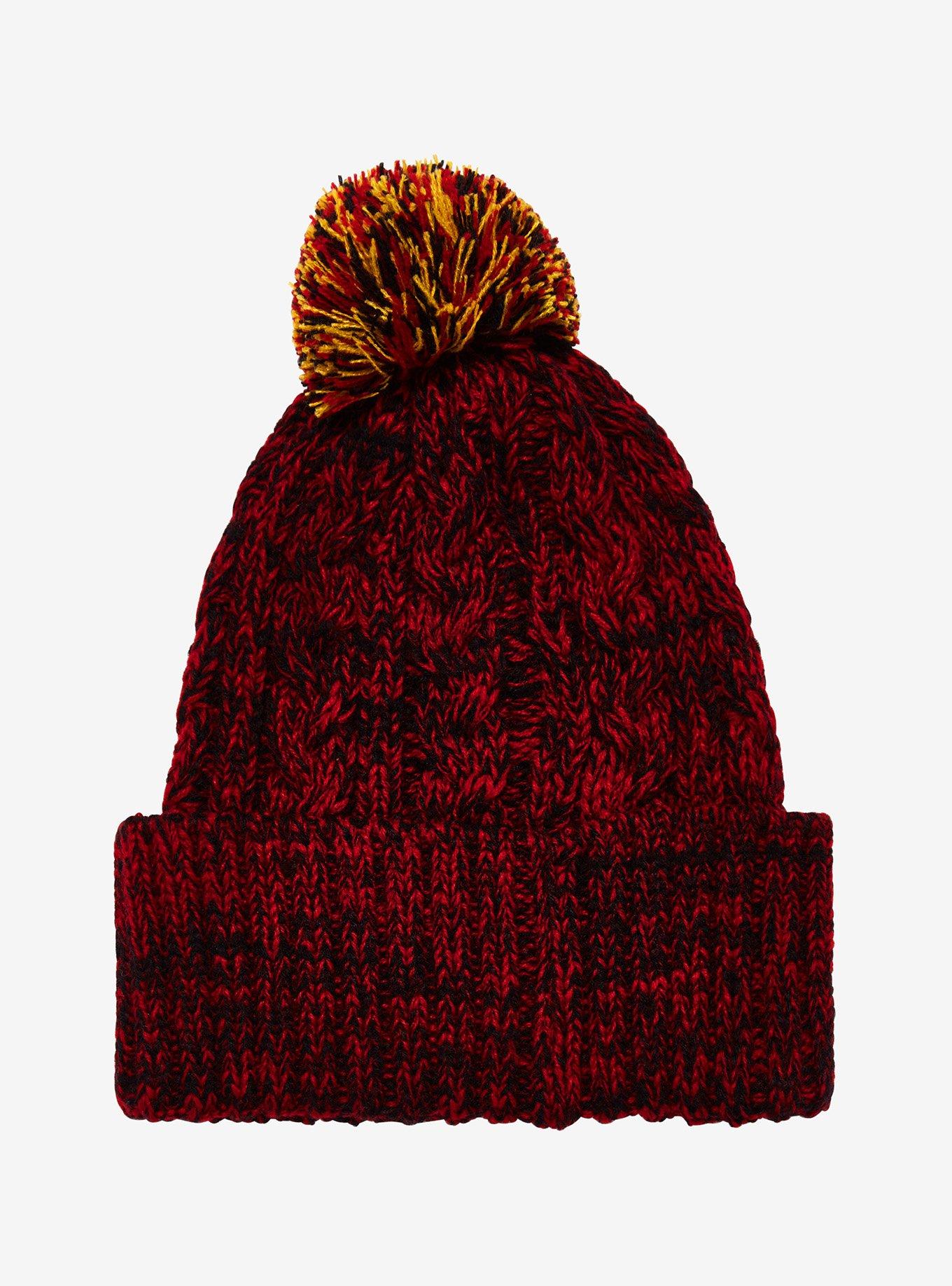 Harry Potter Gryffindor Marled Pom Beanie, , alternate