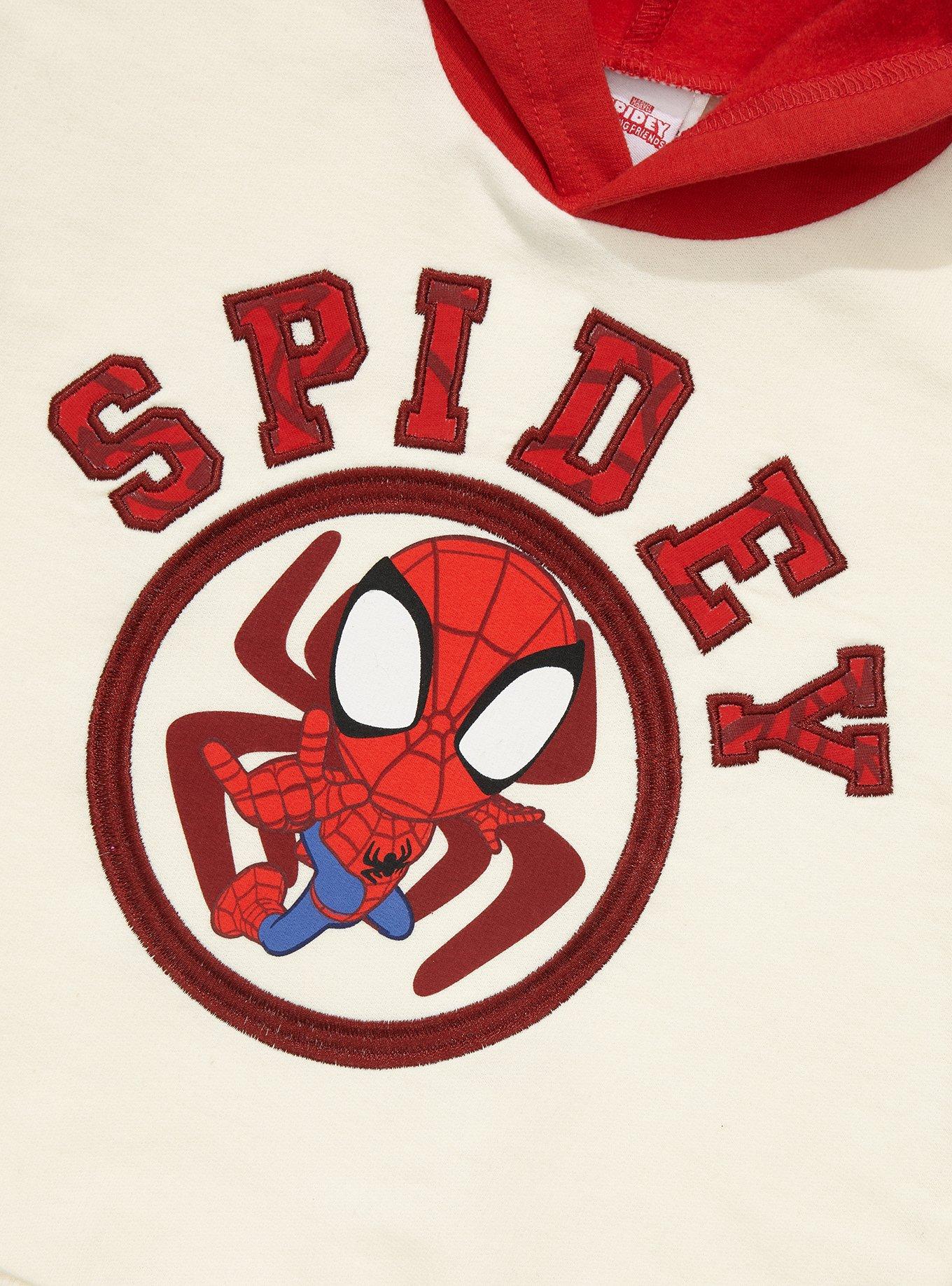 Marvel Spider-Man Spidey Colorblock Toddler Hoodie - BoxLunch Exclusive, MULTI, alternate