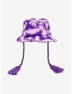 Kuromi Tassel Knit Bucket Hat, , hi-res