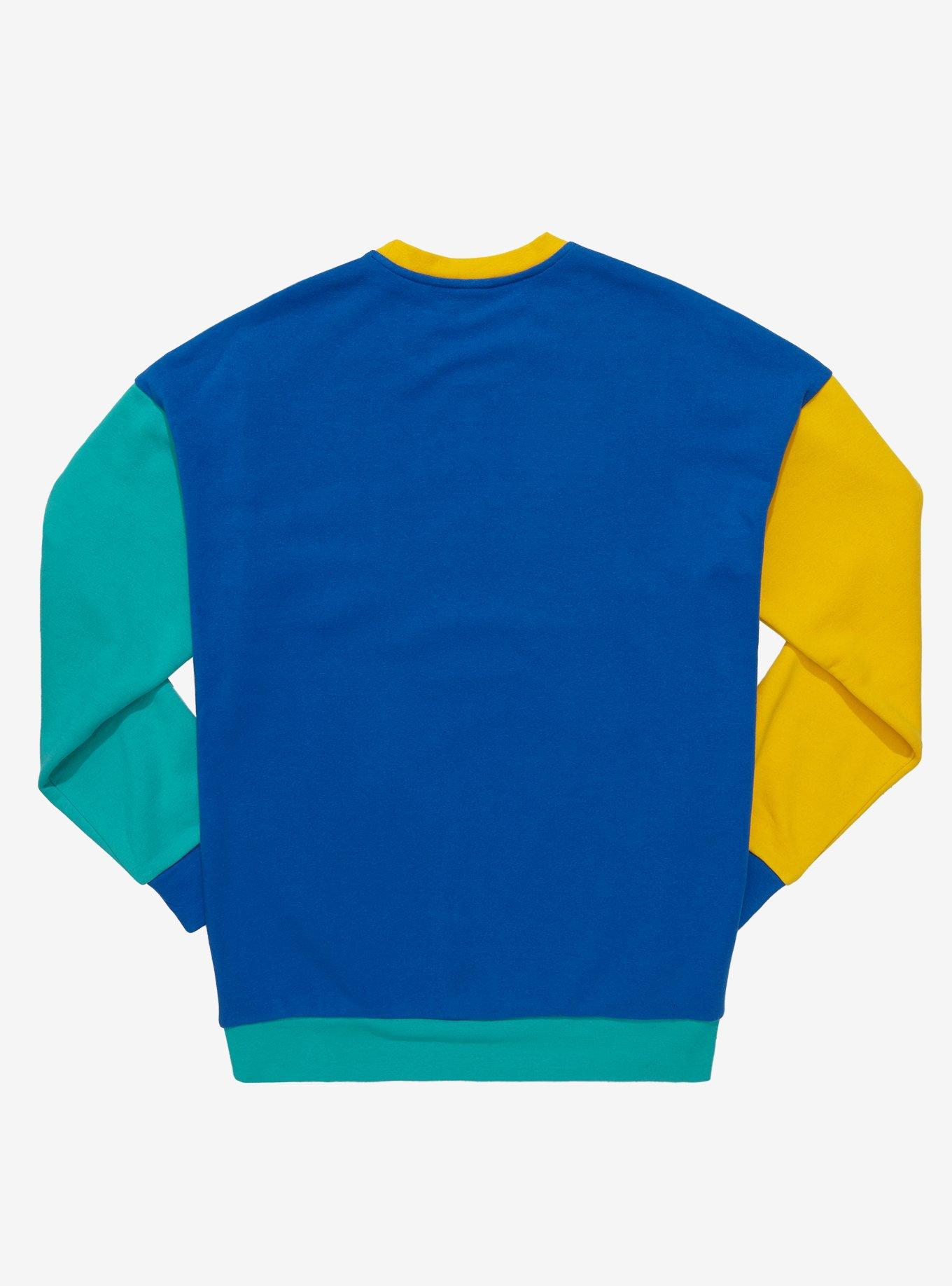 Disney D23 A Goofy Movie Max & Goofy Color Block Crewneck - BoxLunch Exclusive, , hi-res