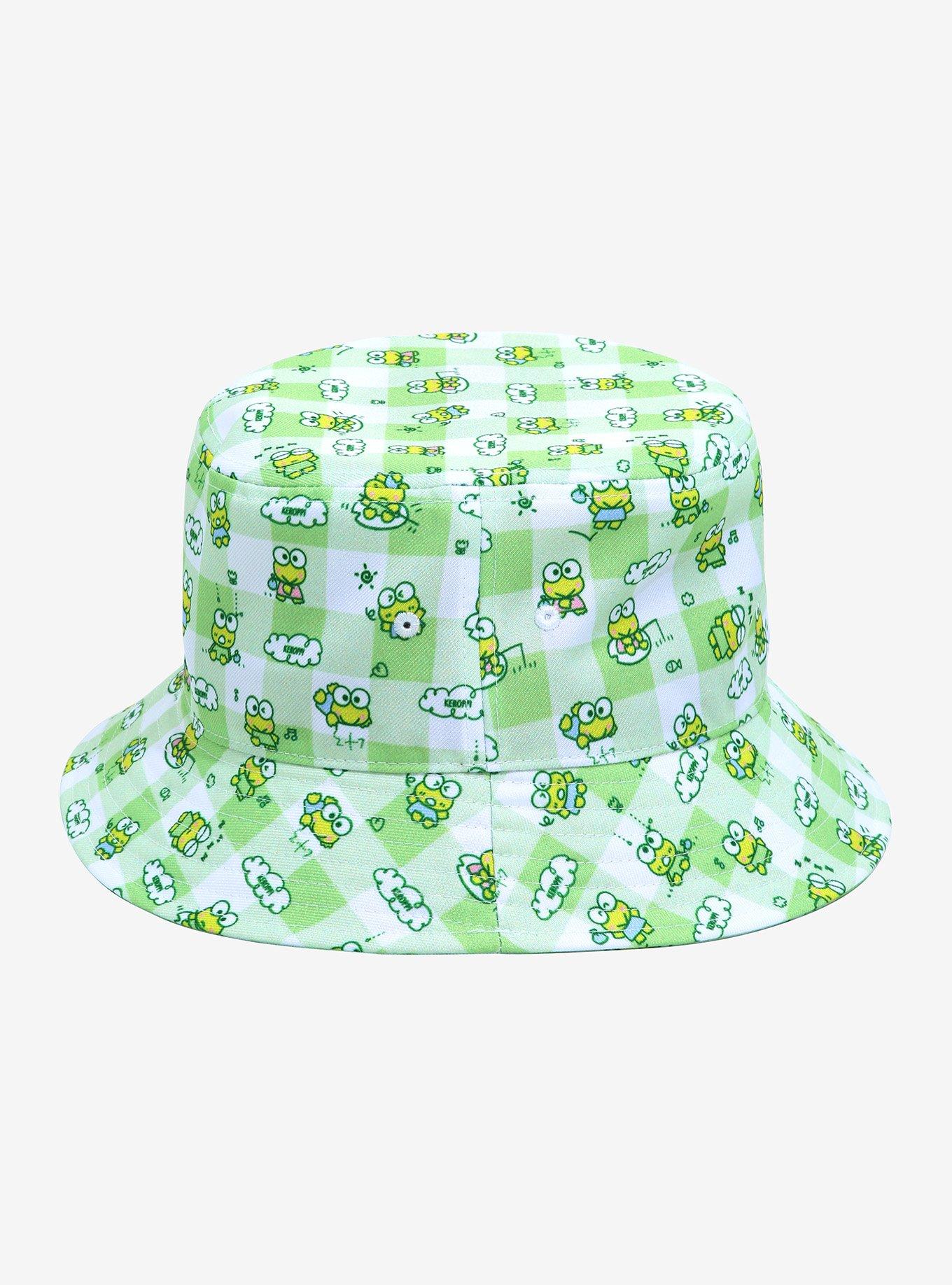 Keroppi Gingham Bucket Hat, , alternate