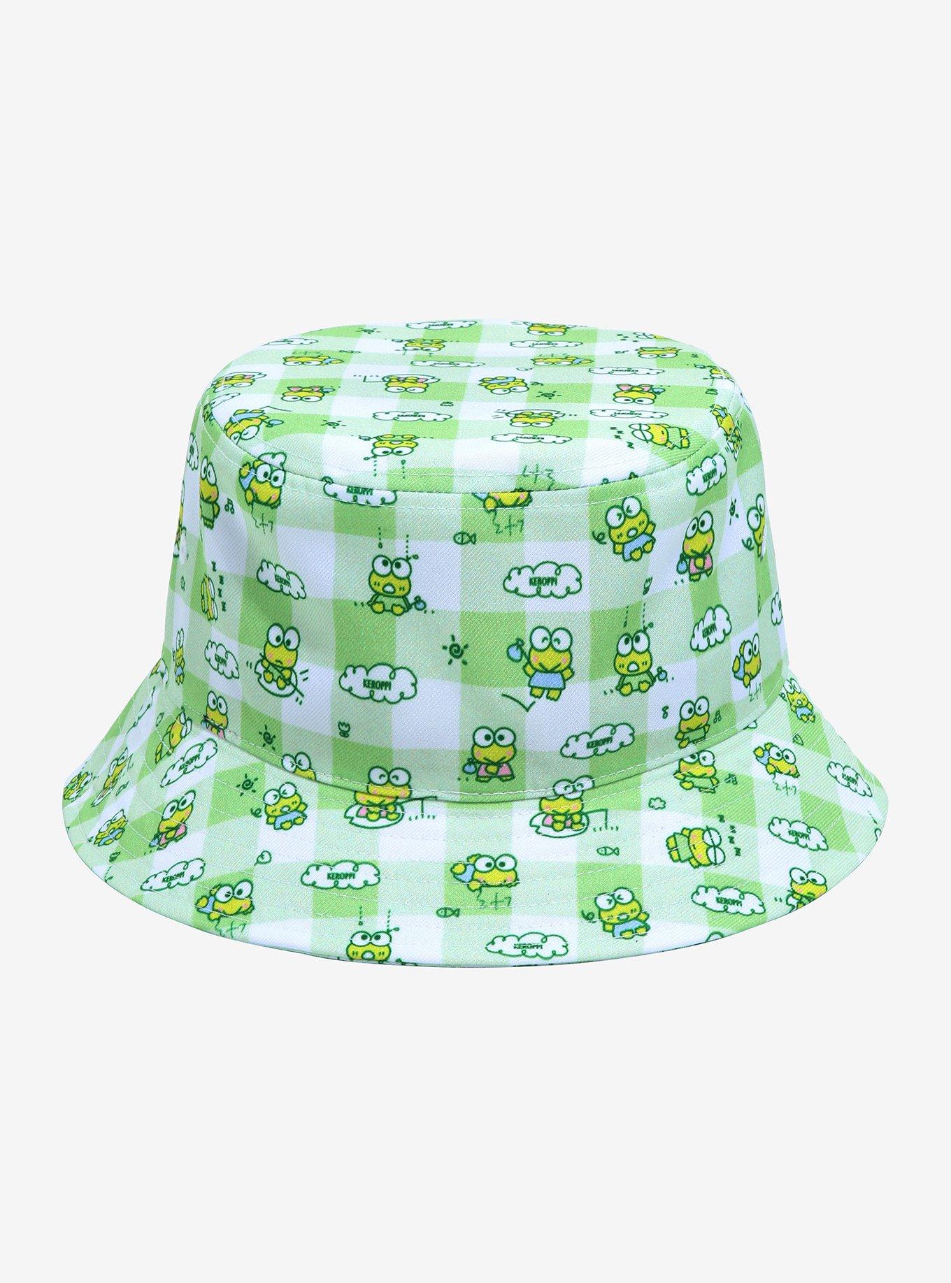 Keroppi Gingham Bucket Hat, , alternate