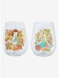 Disney Princess Floral Glass Tumbler Set, , alternate
