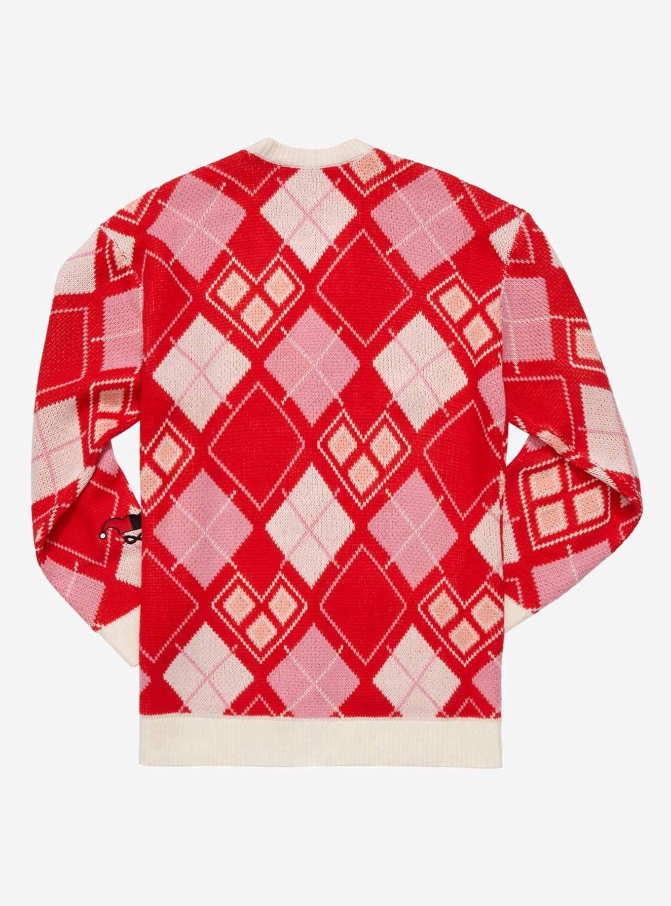 DC Comics Harley Quinn Diamond Cardigan - BoxLunch Exclusive, MULTI, alternate