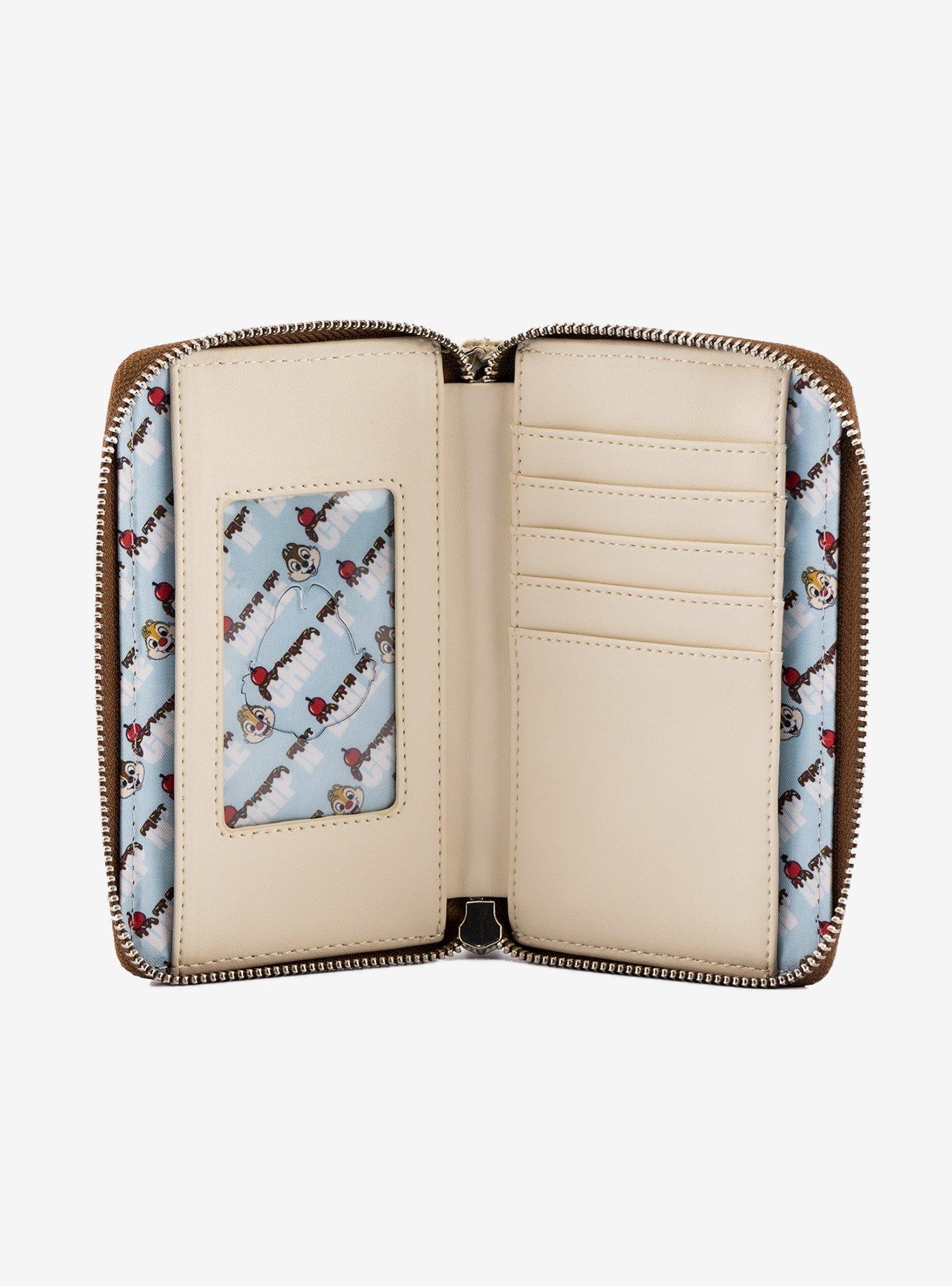 Loungefly Disney Chip 'N' Dale Cherry On Top Zipper Wallet, , alternate
