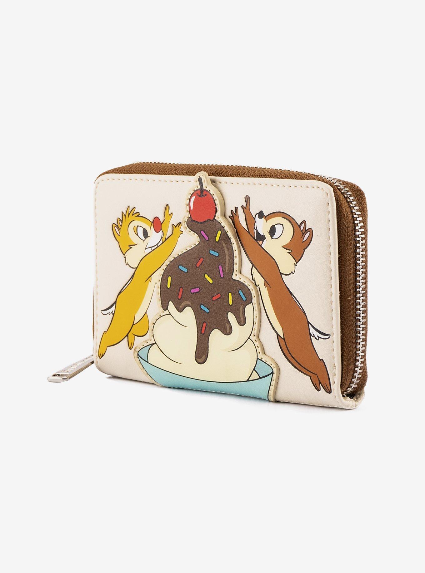 Loungefly Disney Chip 'N' Dale Cherry On Top Zipper Wallet, , alternate