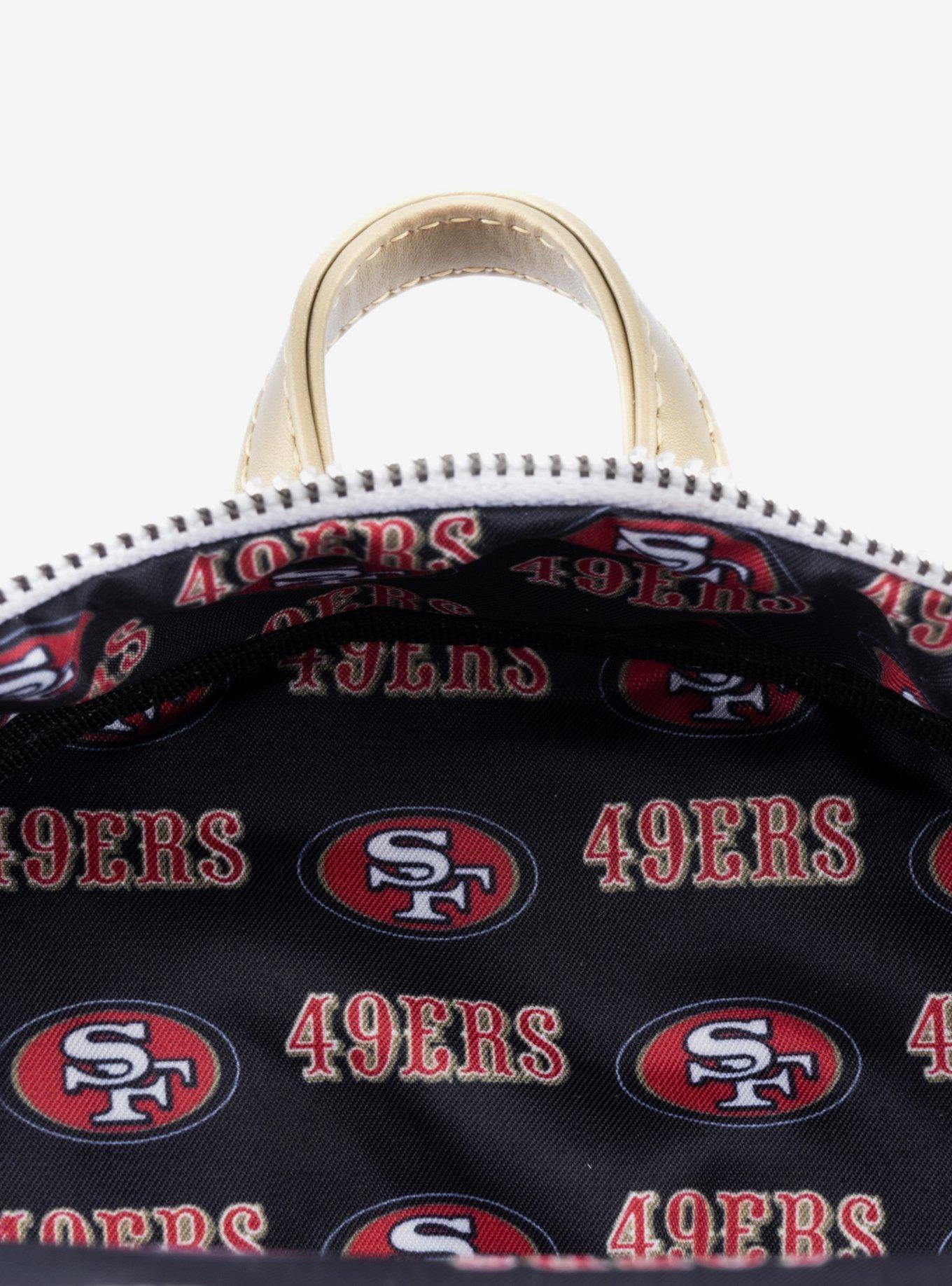 Loungefly NFL San Francisco 49ers Logo Mini Backpack, , alternate