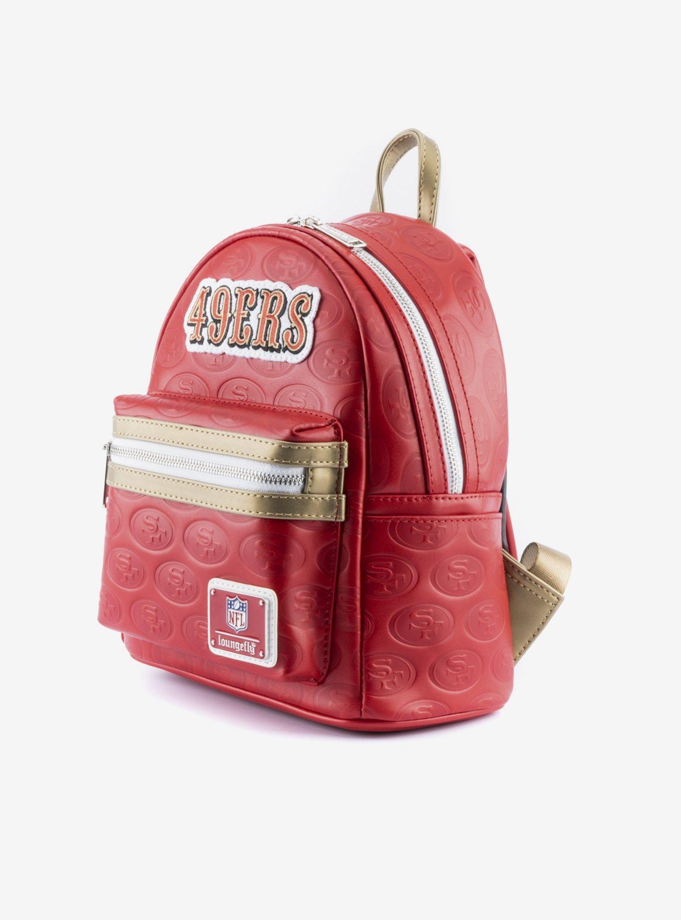 Loungefly NFL San Francisco 49ers Logo Mini Backpack, , alternate