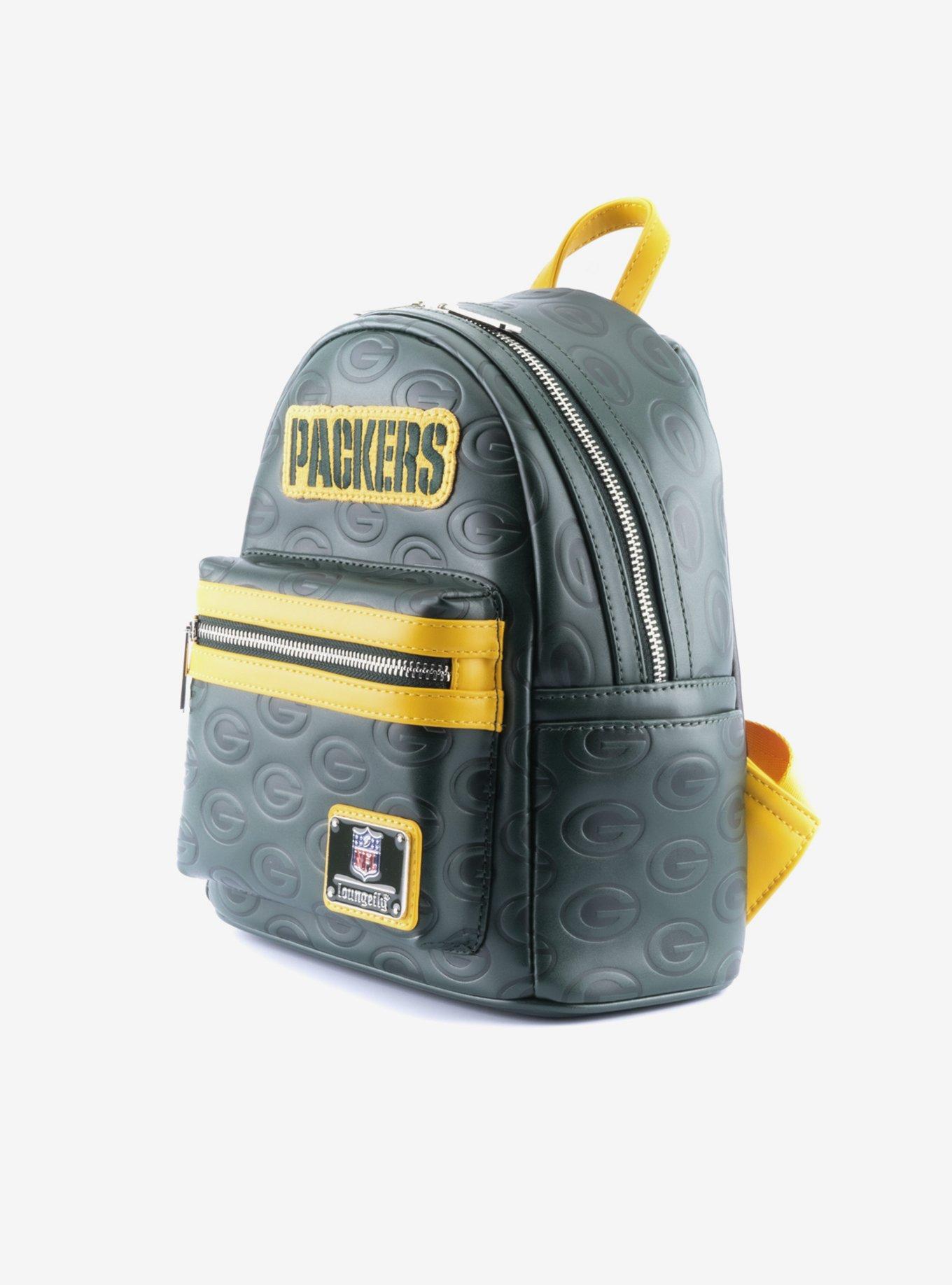 Loungefly NFL Green Bay Packers Logo Mini Backpack, , alternate