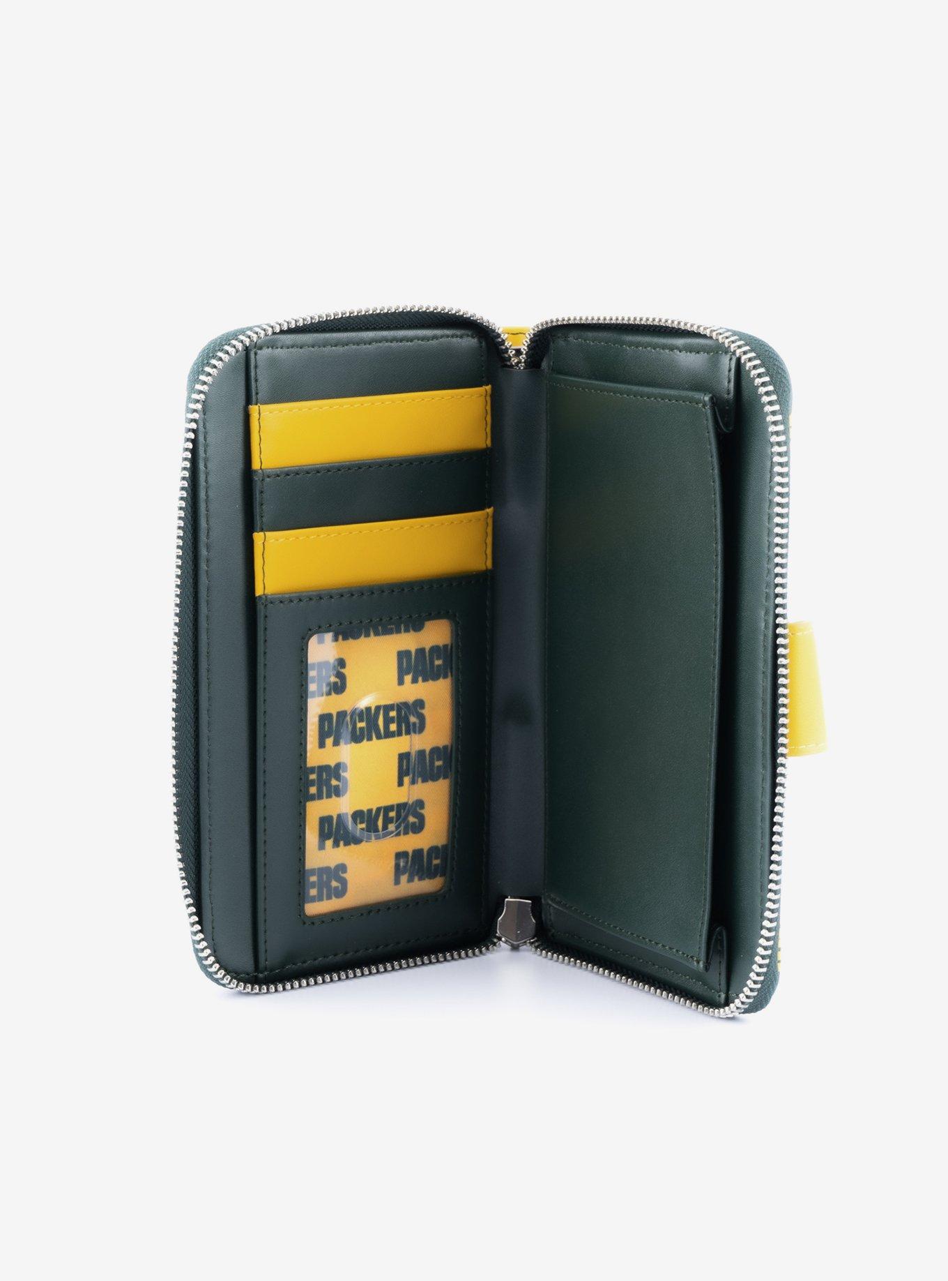 Loungefly NFL Green Bay Packers Zipper Wallet, , alternate