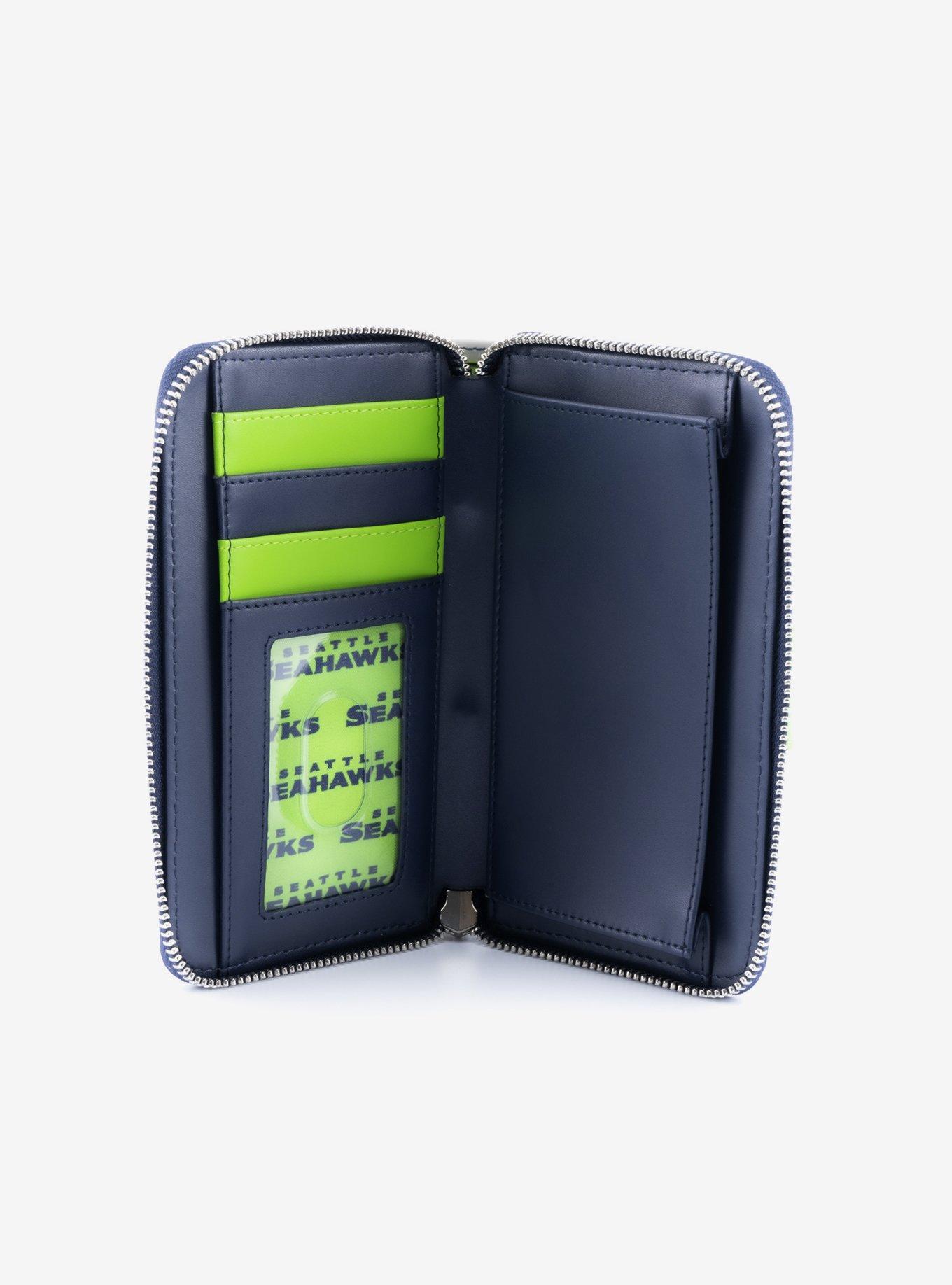 Loungefly NFL Seattle Seahawks Zipper Wallet, , alternate