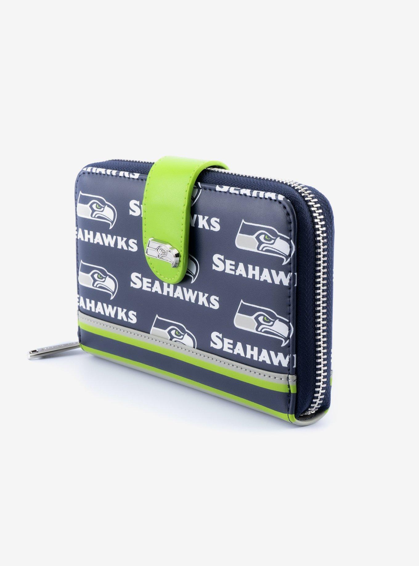 Loungefly NFL Seattle Seahawks Zipper Wallet, , alternate