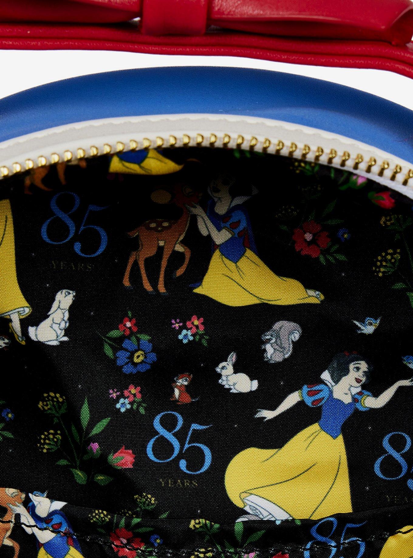 Loungefly Disney Snow White And The Seven Dwarfs Bow Handle Mini Backpack, , alternate