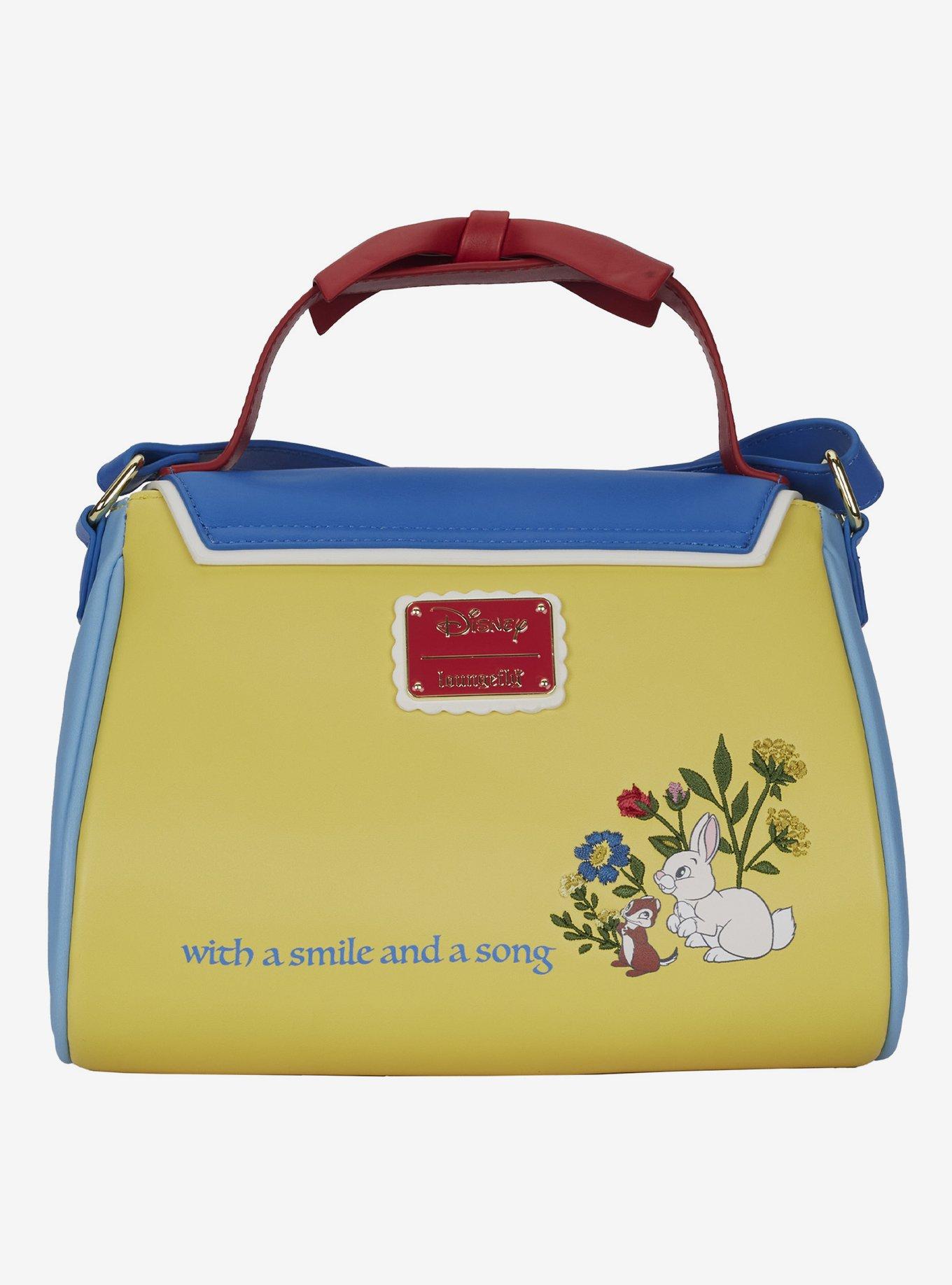 Loungefly Disney Snow White and The Seven Dwarves Folk Character Crossbody Bag