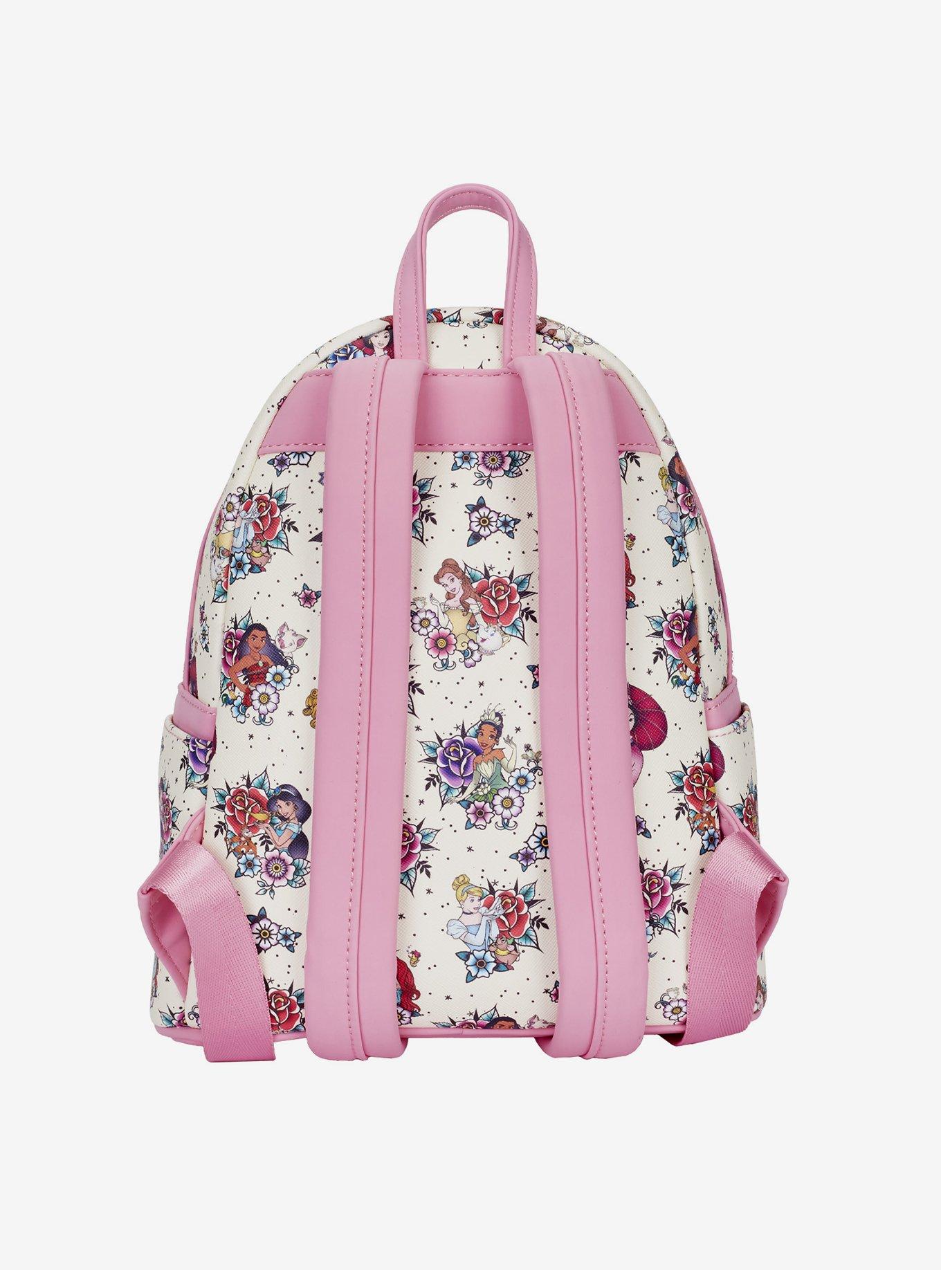 Loungefly Disney Princess Tattoo Mini Backpack, , alternate