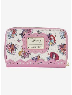 Loungefly Disney Princess Tattoo Zipper Wallet, , hi-res