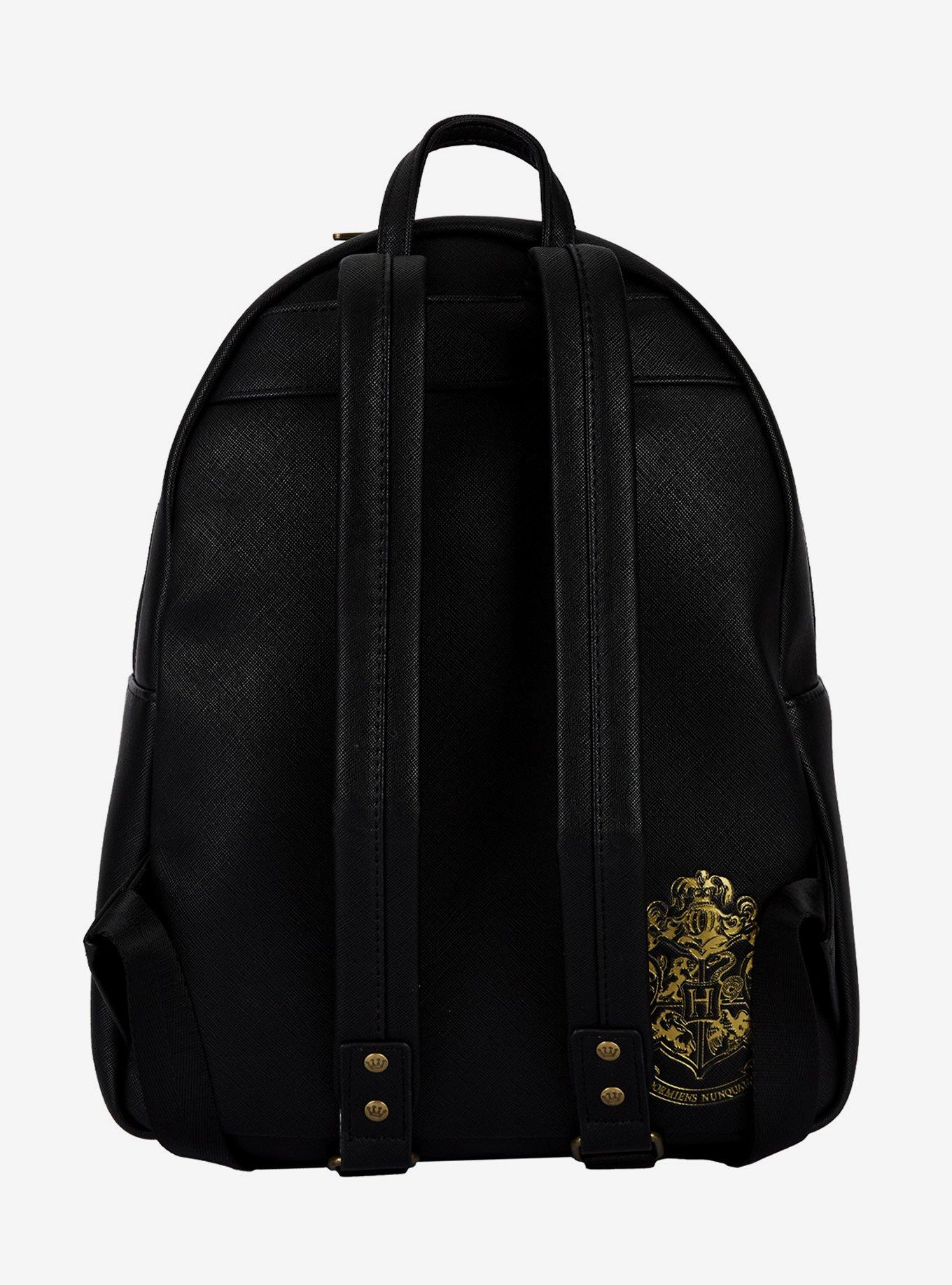 Loungefly Harry Potter Trilogy Triple Pocket Mini Backpack, , alternate