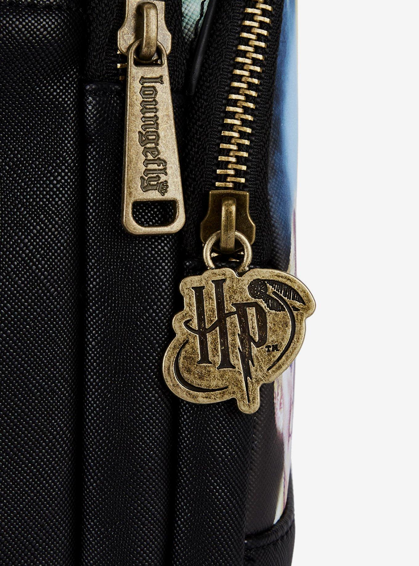 Loungefly Harry Potter Trilogy Triple Pocket Mini Backpack, , alternate