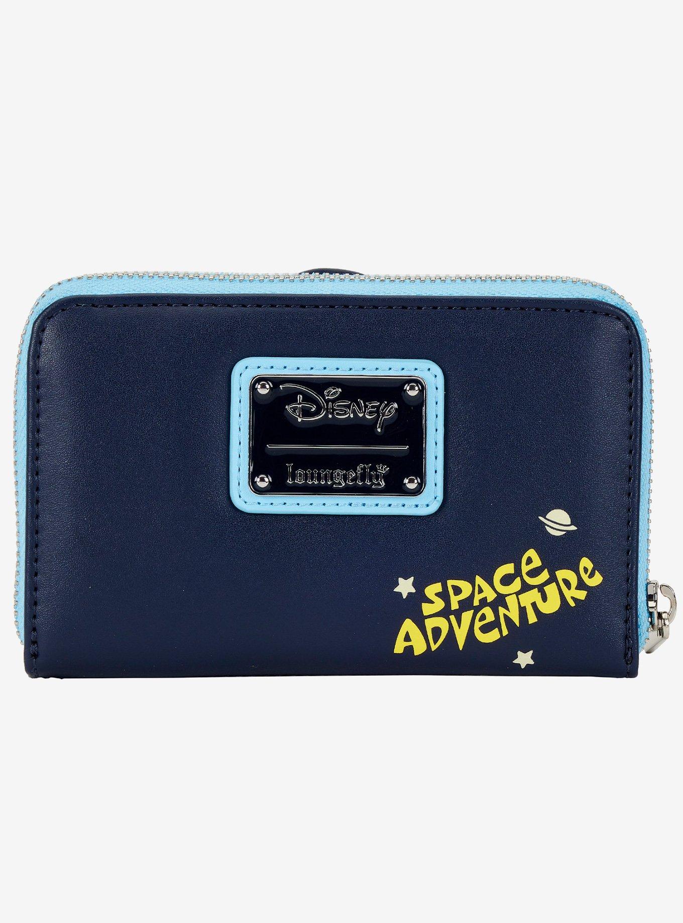 Loungefly Disney Lilo & Stitch Rocket Ship Glow-In-The-Dark Zipper Wallet, , alternate