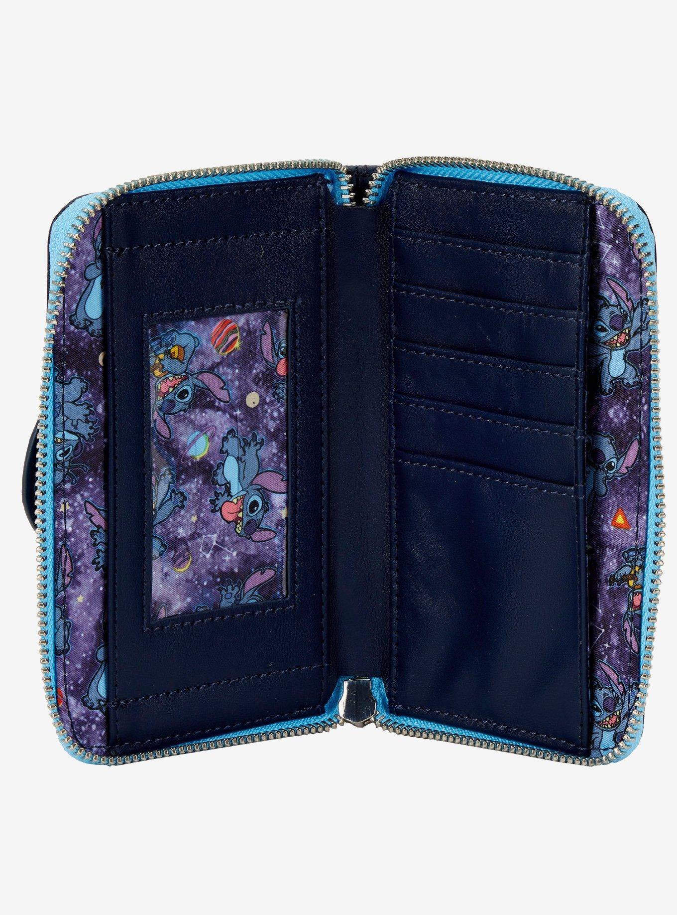 Loungefly Disney Lilo & Stitch Rocket Ship Glow-In-The-Dark Zipper Wallet, , alternate