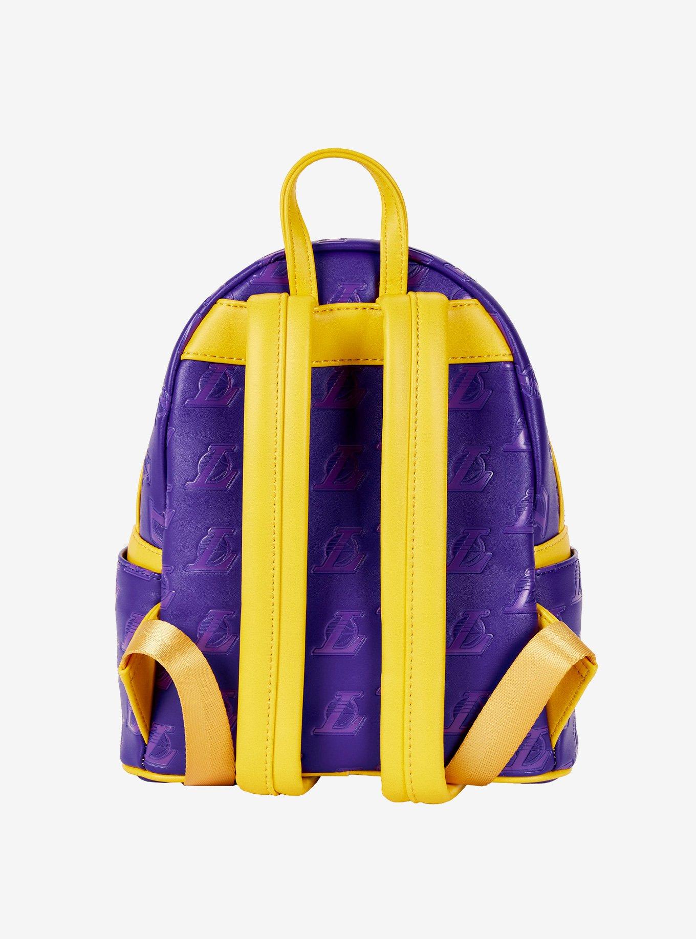 Loungefly NBA LA Lakers Logo Mini Backpack, , alternate