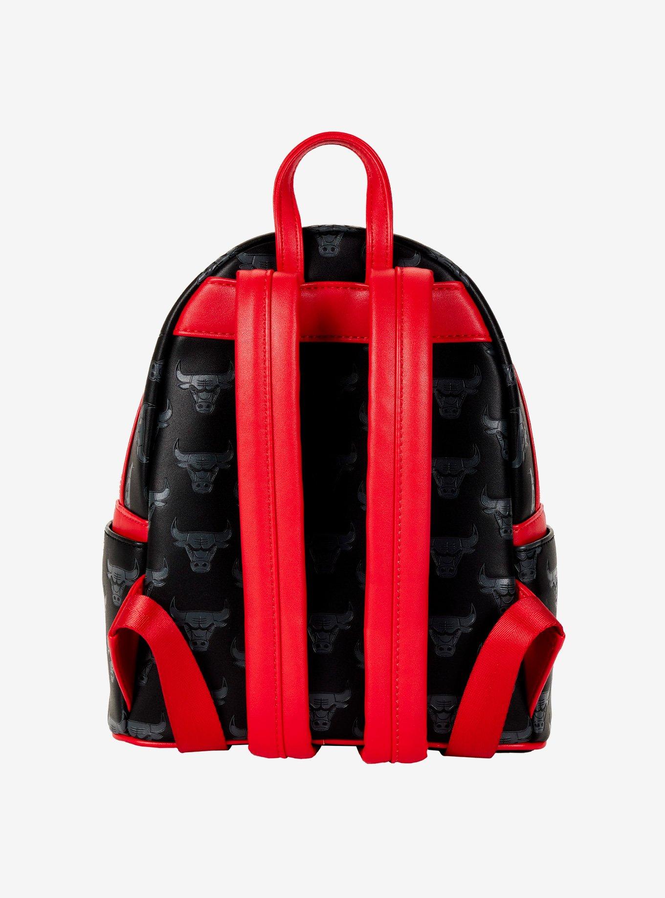 Loungefly NBA Chicago Bulls Logo Mini Backpack, , hi-res