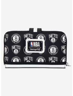 Loungefly NBA Brooklyn Nets Logo Zipper Wallet, , hi-res